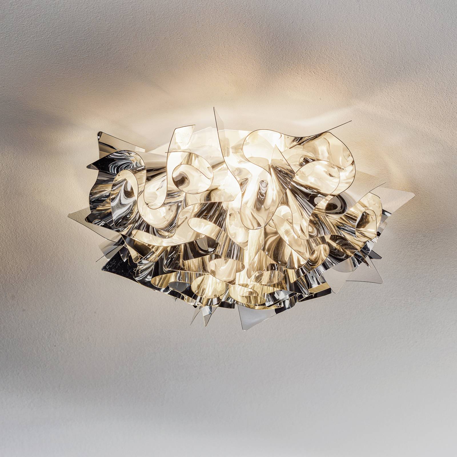 Slamp Veli Mini -design-kattovalo Ø 32 cm hopea