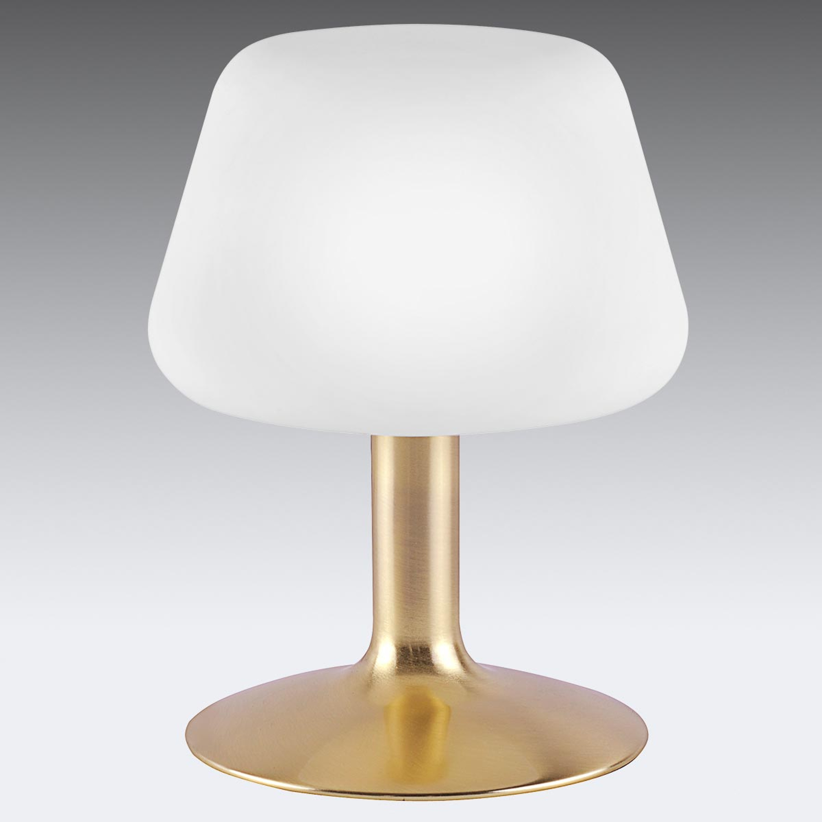 Till - pieni LED-pöytävalaisin messinkijalalla