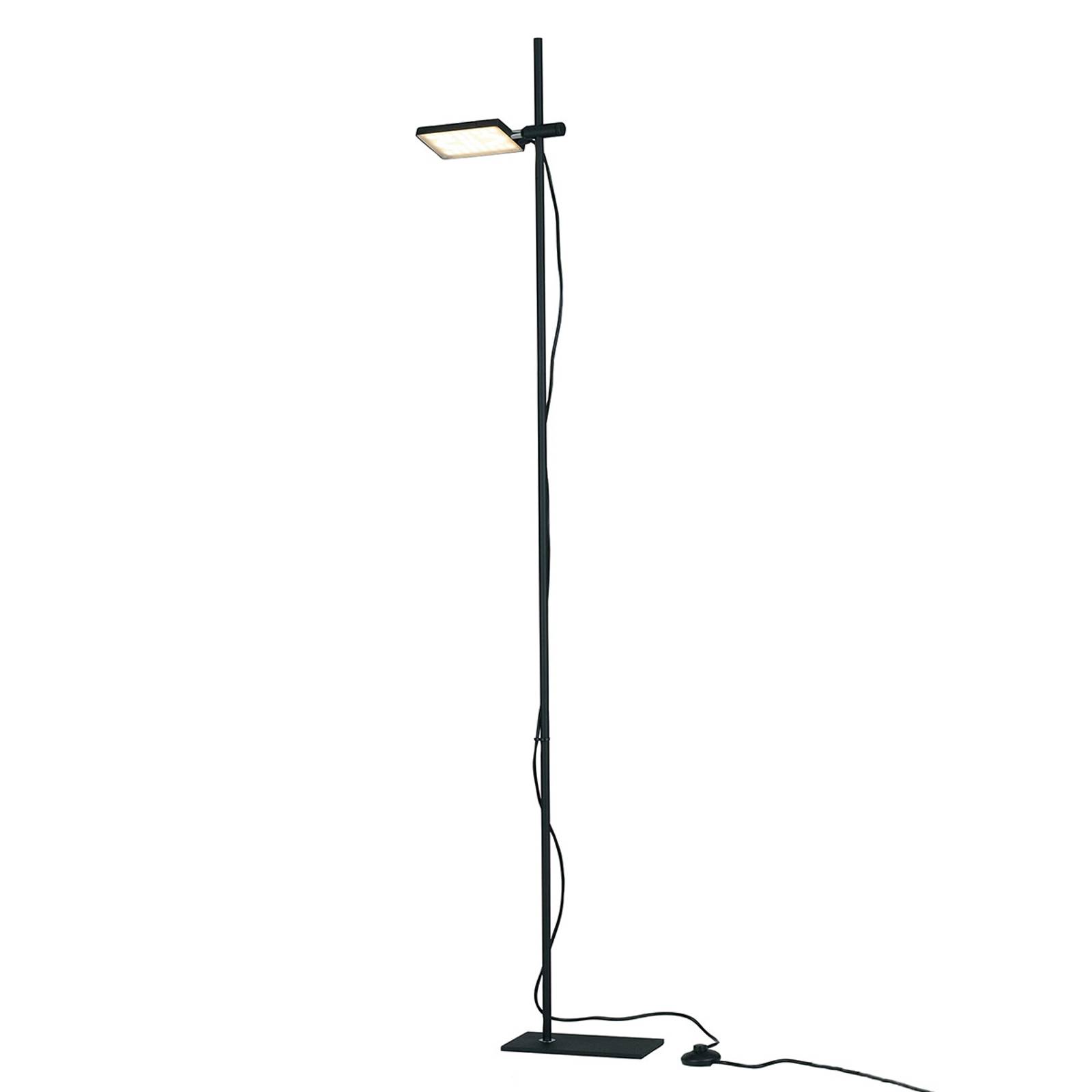 LED-lattiavalaisin Book, musta