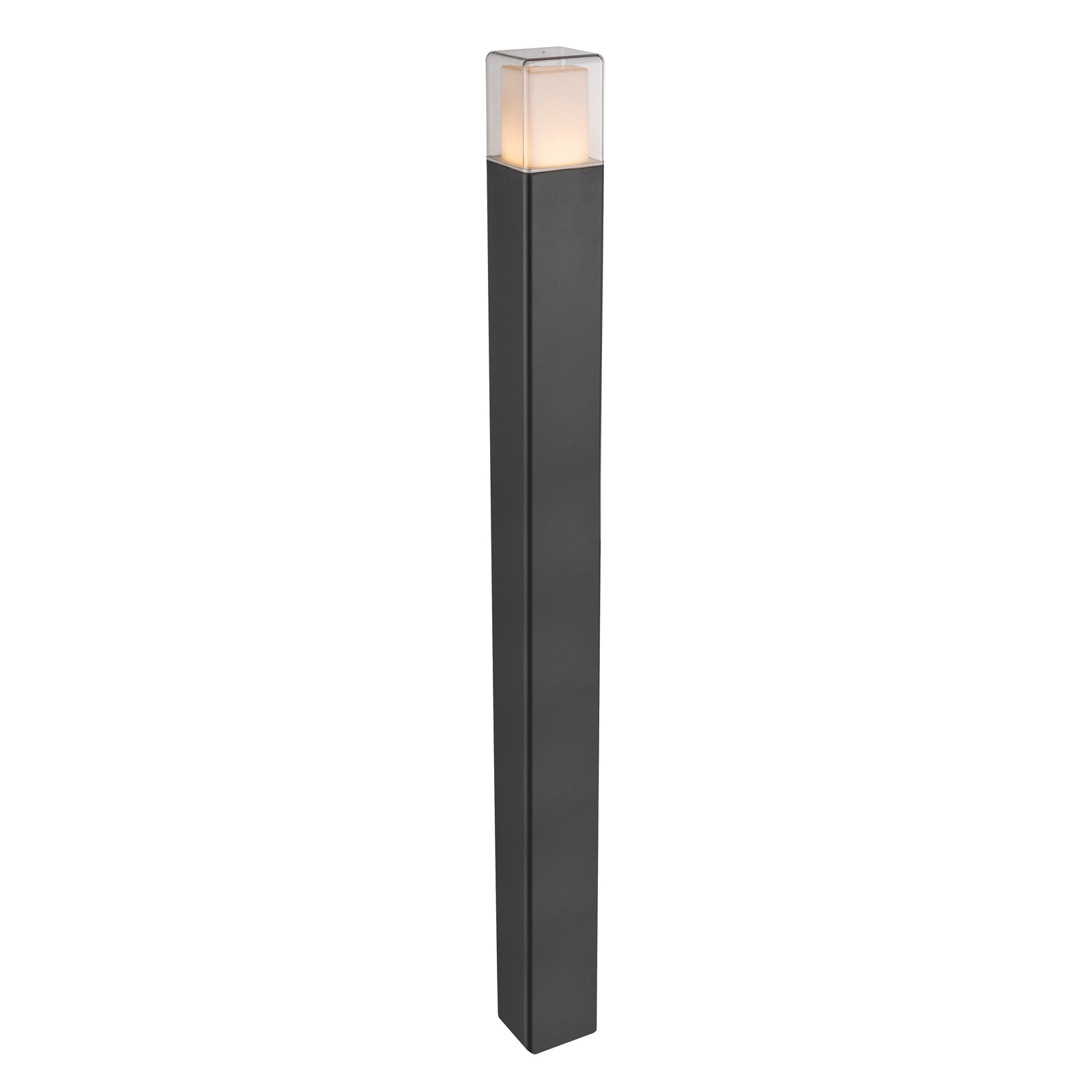 LED-pylväsvalaisin Dalia muovidiffuusorilla 110 cm