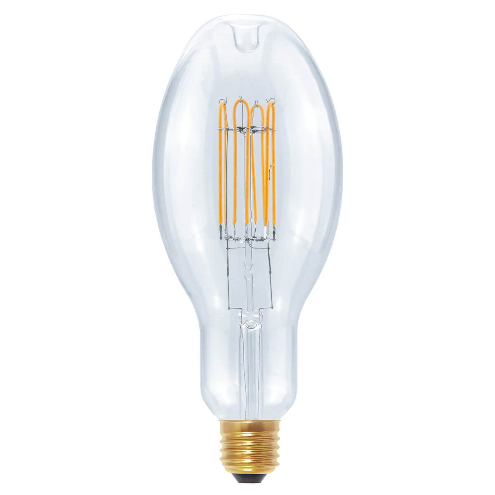 LED Ellipse Curved U E27 10W lämmin valkoinen