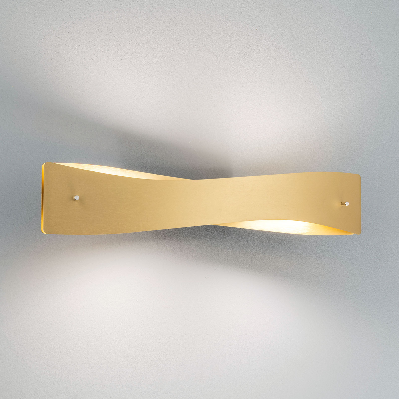Lucande Lian LED-seinävalaisin, messinki, musta
