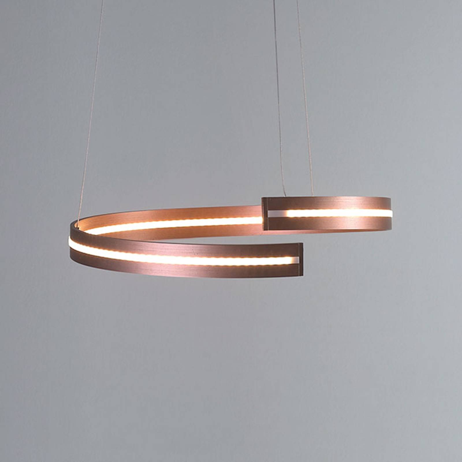 Bopp Break - LED-riippuvalaisin, 40 cm, ruusukulta