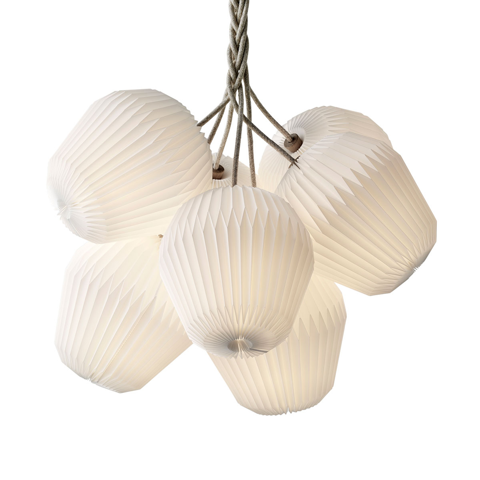 LE KLINT The Bouquet -riippuvalo, 7-lamp. Ø65cm