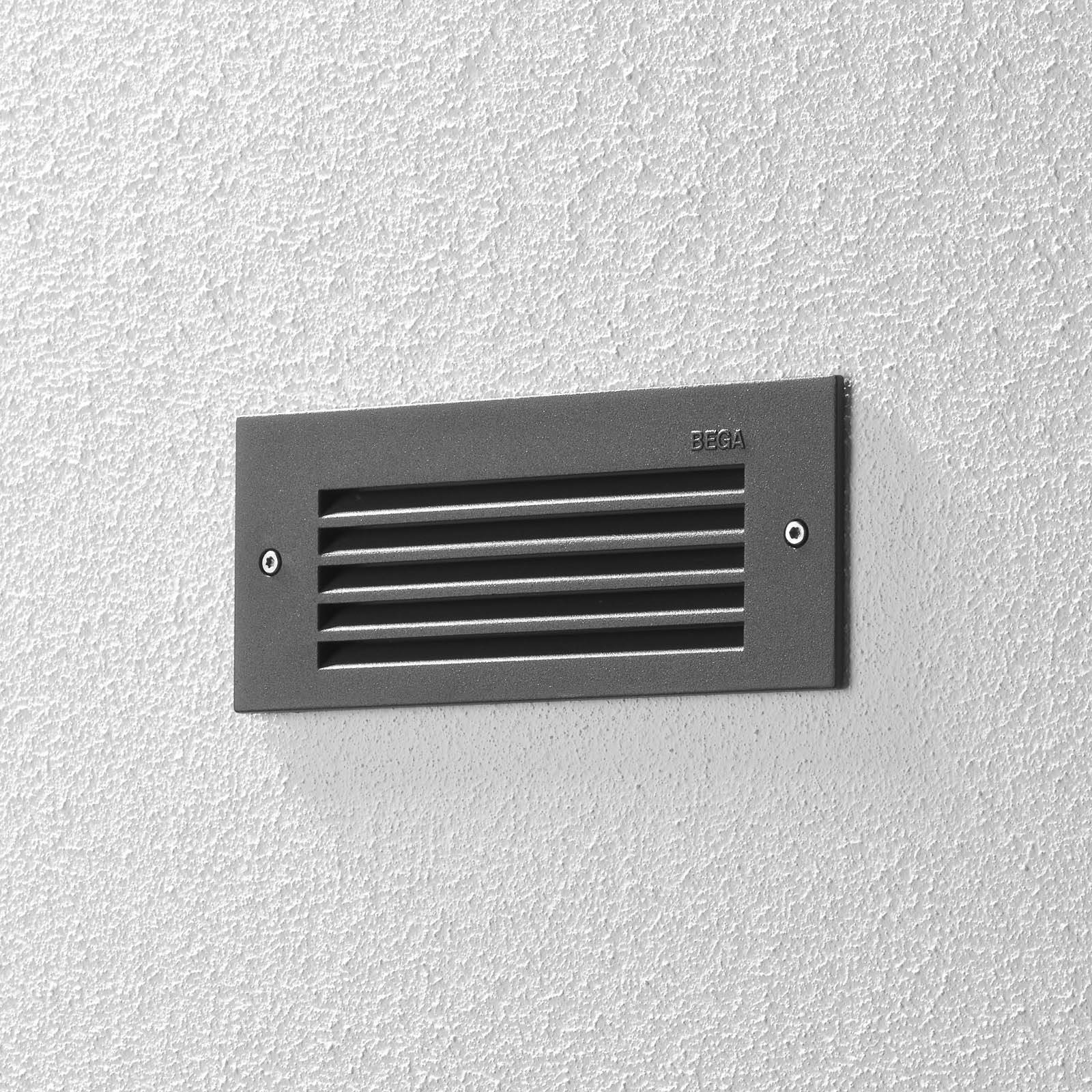 BEGA 33017 LED-seinäuppovalo 3000K grafiitti 17 cm