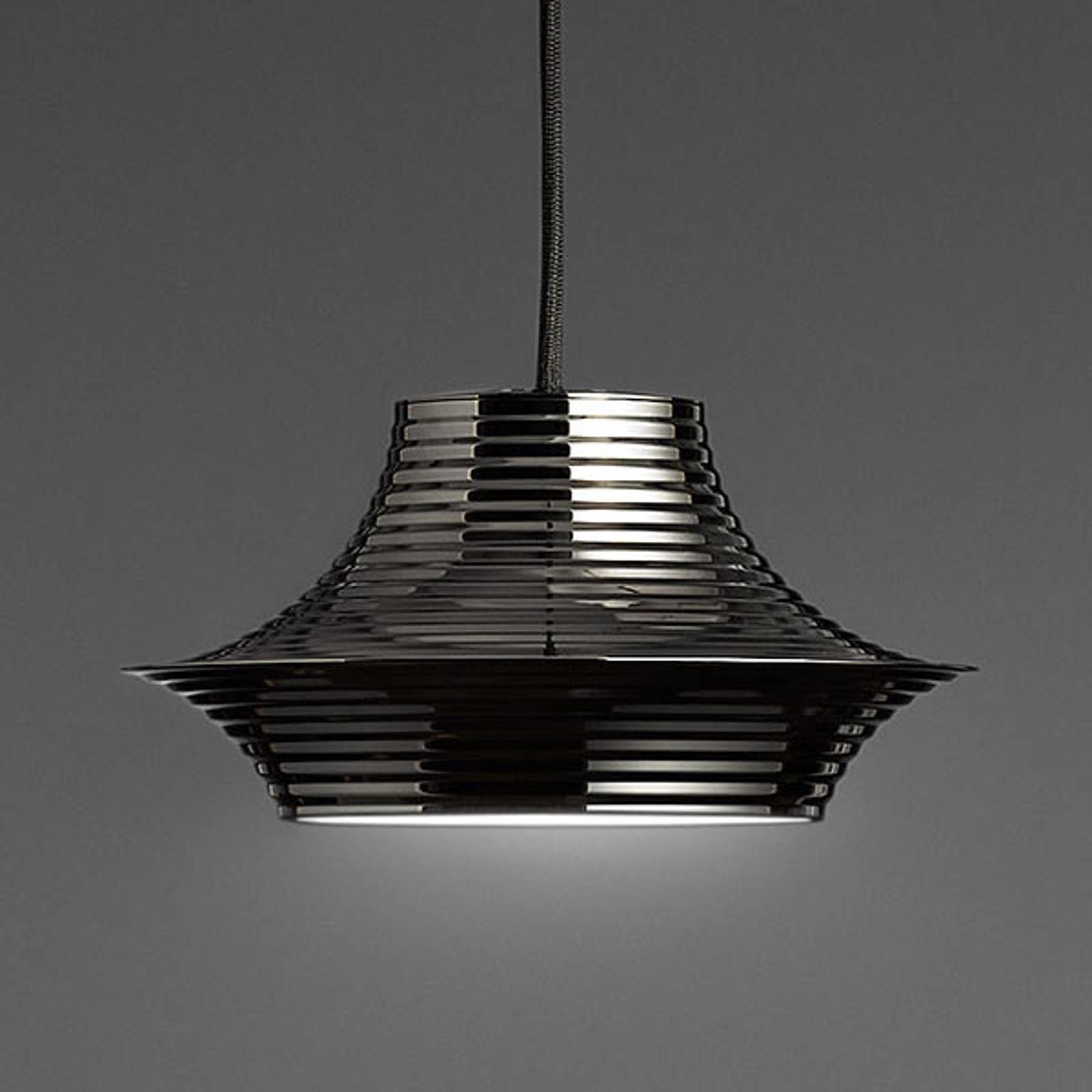 Bover Tibeta 03 - LED-riippulamppu, kromi-musta
