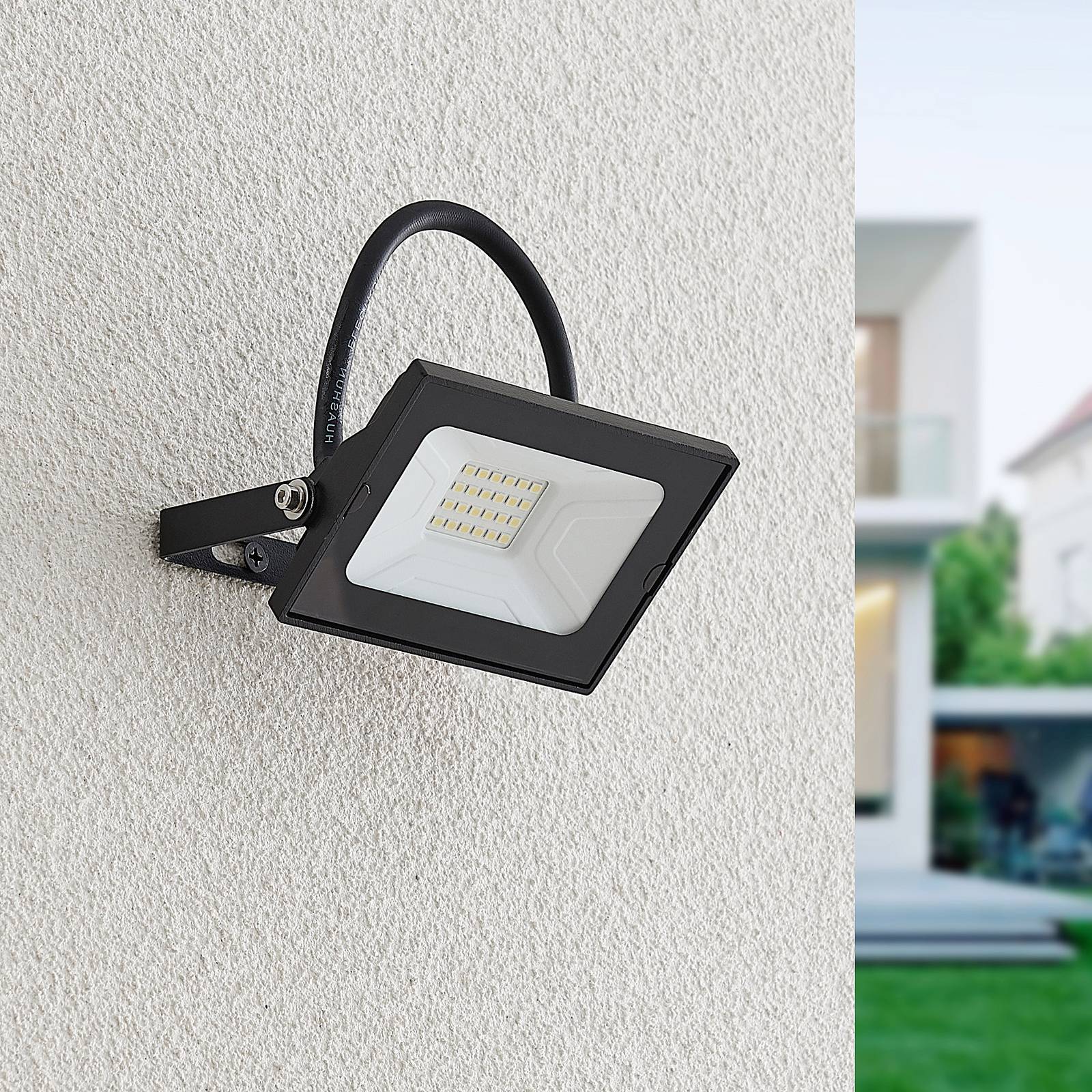 Lindby Aine - LED-kohdevalaisin musta 7,7 cm