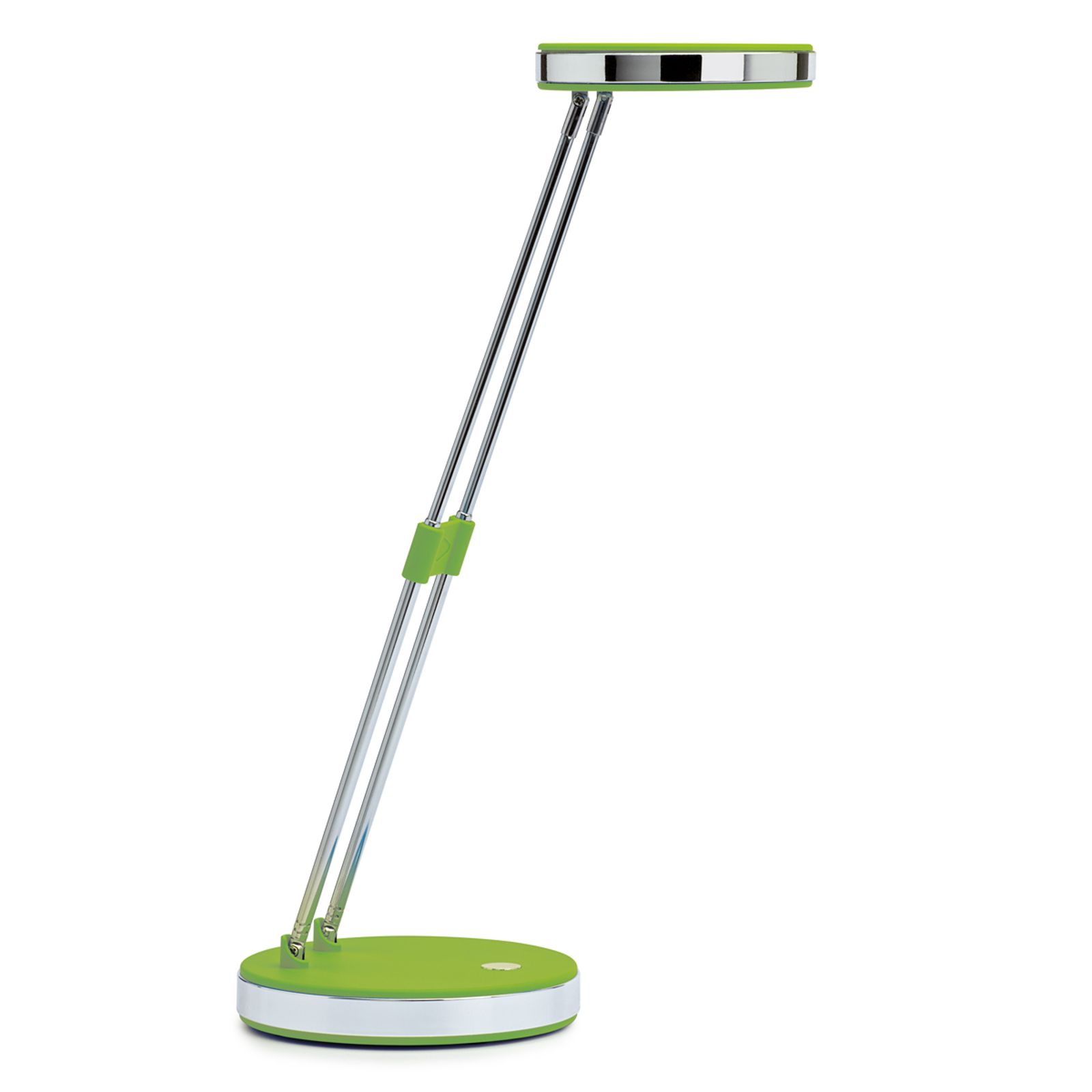 Trendikäs LED-työpöytälamppu Puck, vihreä