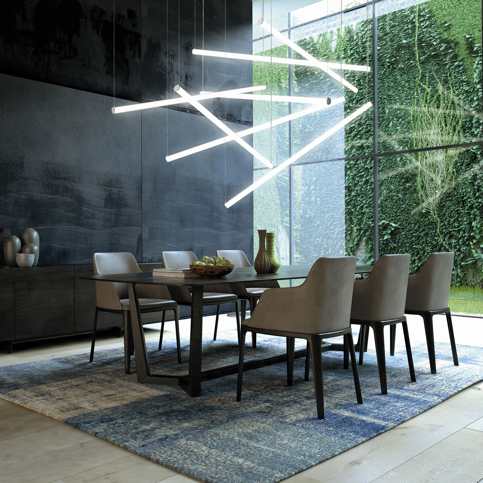 LED-riippuvalaisin Pirgos, pituus 200 cm