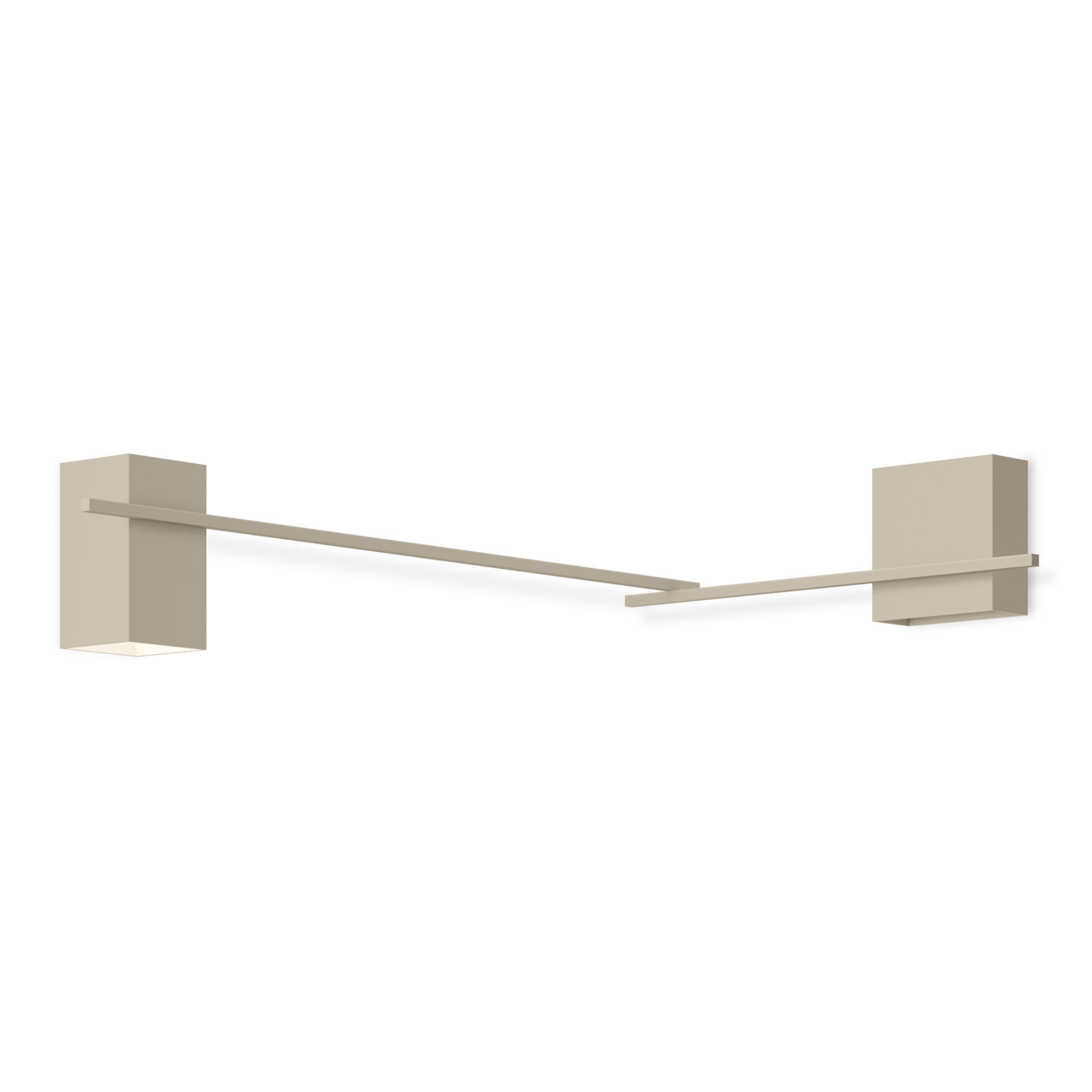 Vibia Structural 2620 kulmaseinävalo vaaleanharm.