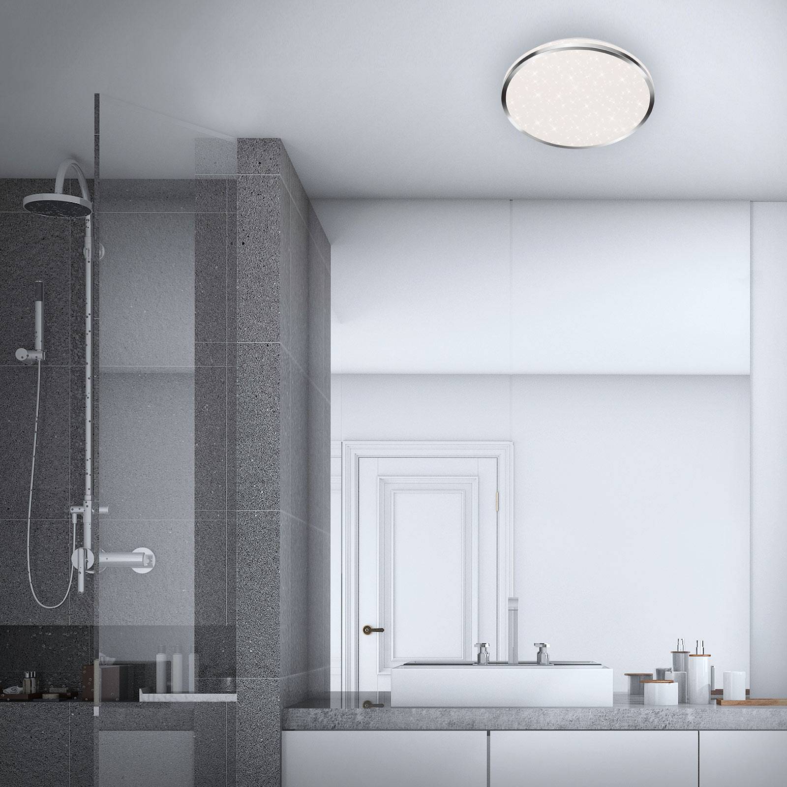 LED-kattovalaisin 3403 IP44 tähtikoriste, Ø 33 cm