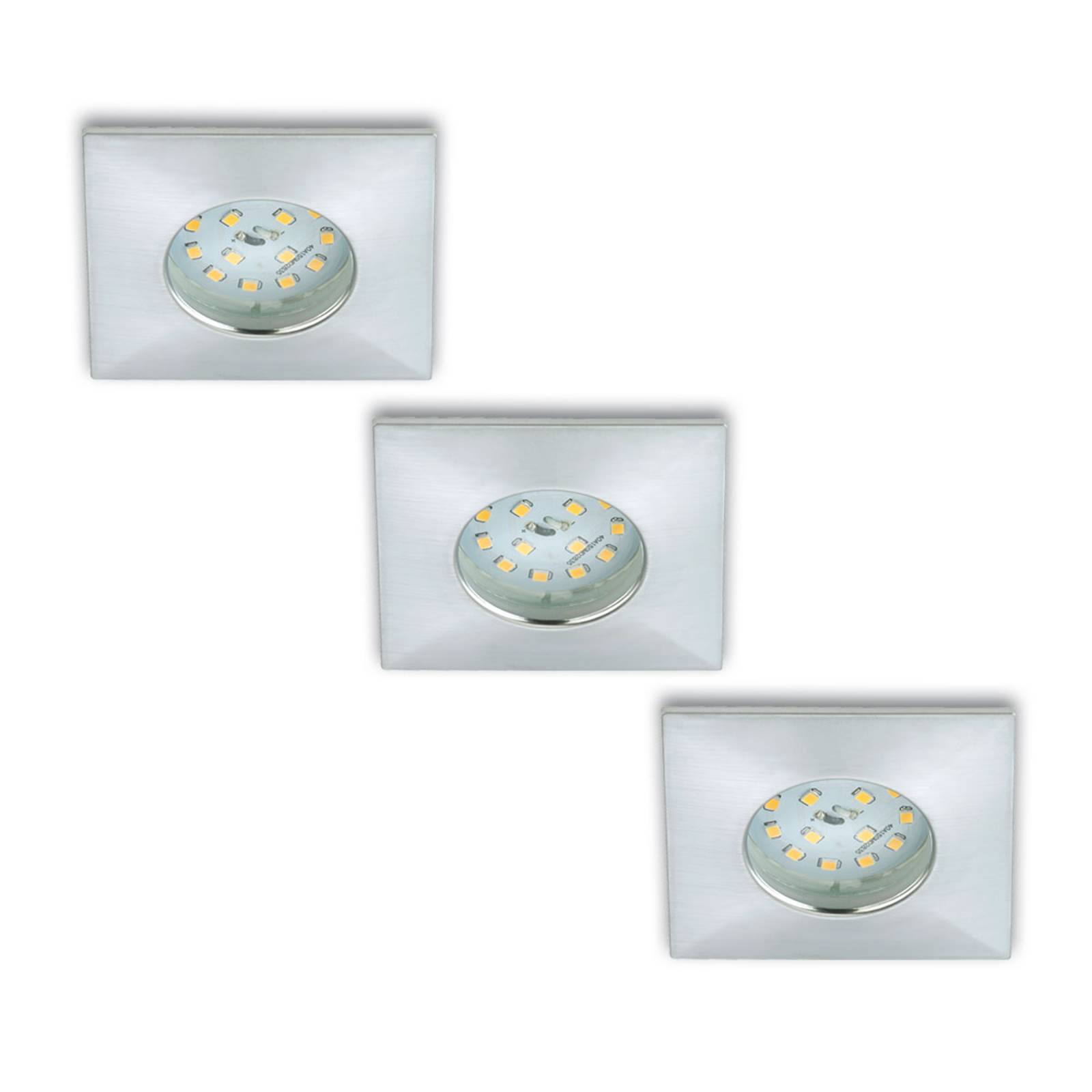 LED-uppokohdevalaisin Luca 3 kpl IP44 alumiini