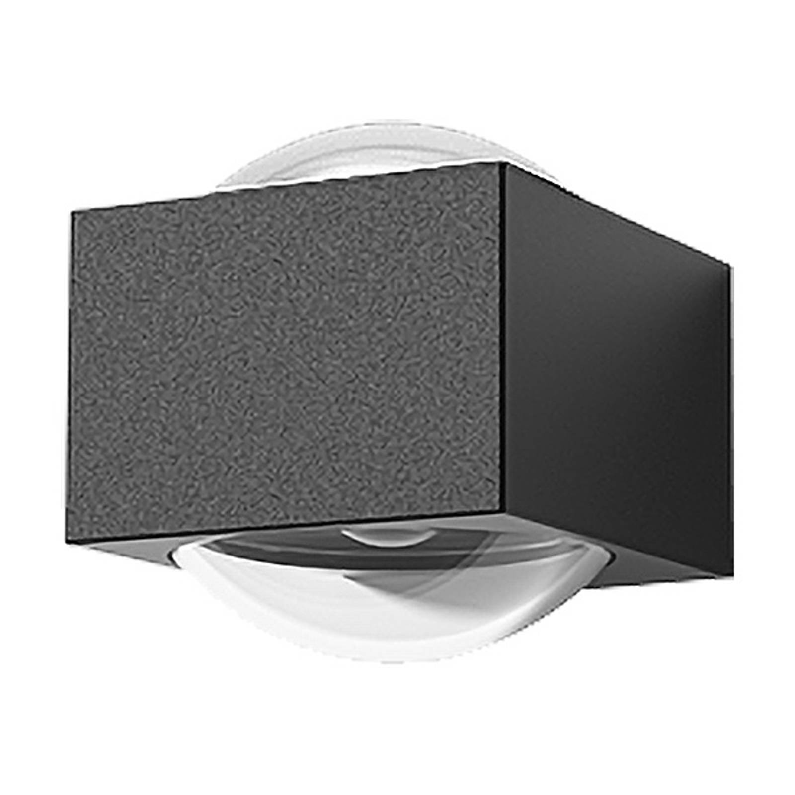 Lucande Almos -LED-ulkoseinälamppu, 2-lamppuinen