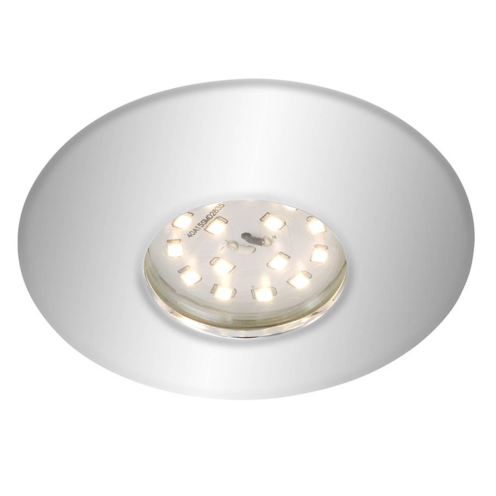 Kromattu Shower-LED-uppokohdevalaisin, IP65