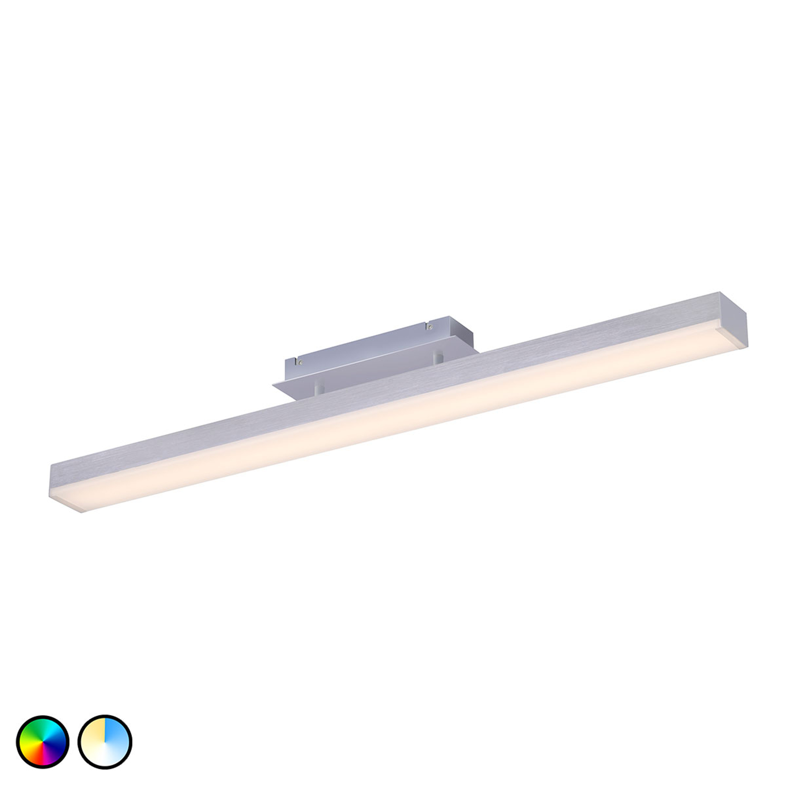 Trio WiZ Livaro LED-kattovalaisin matta nikkeli