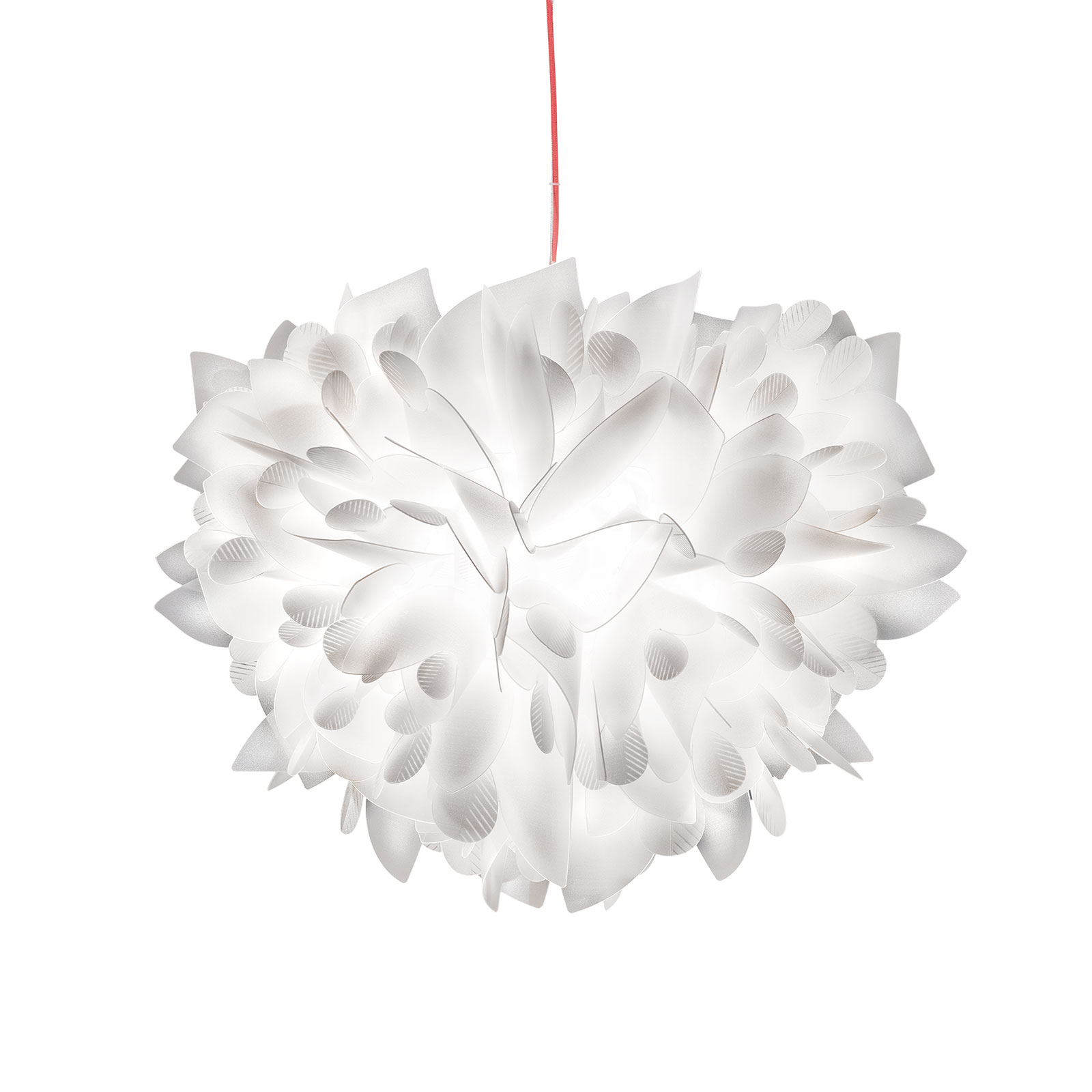 Slamp Veli Foliage-riippuvalo valko-punainen 45 cm