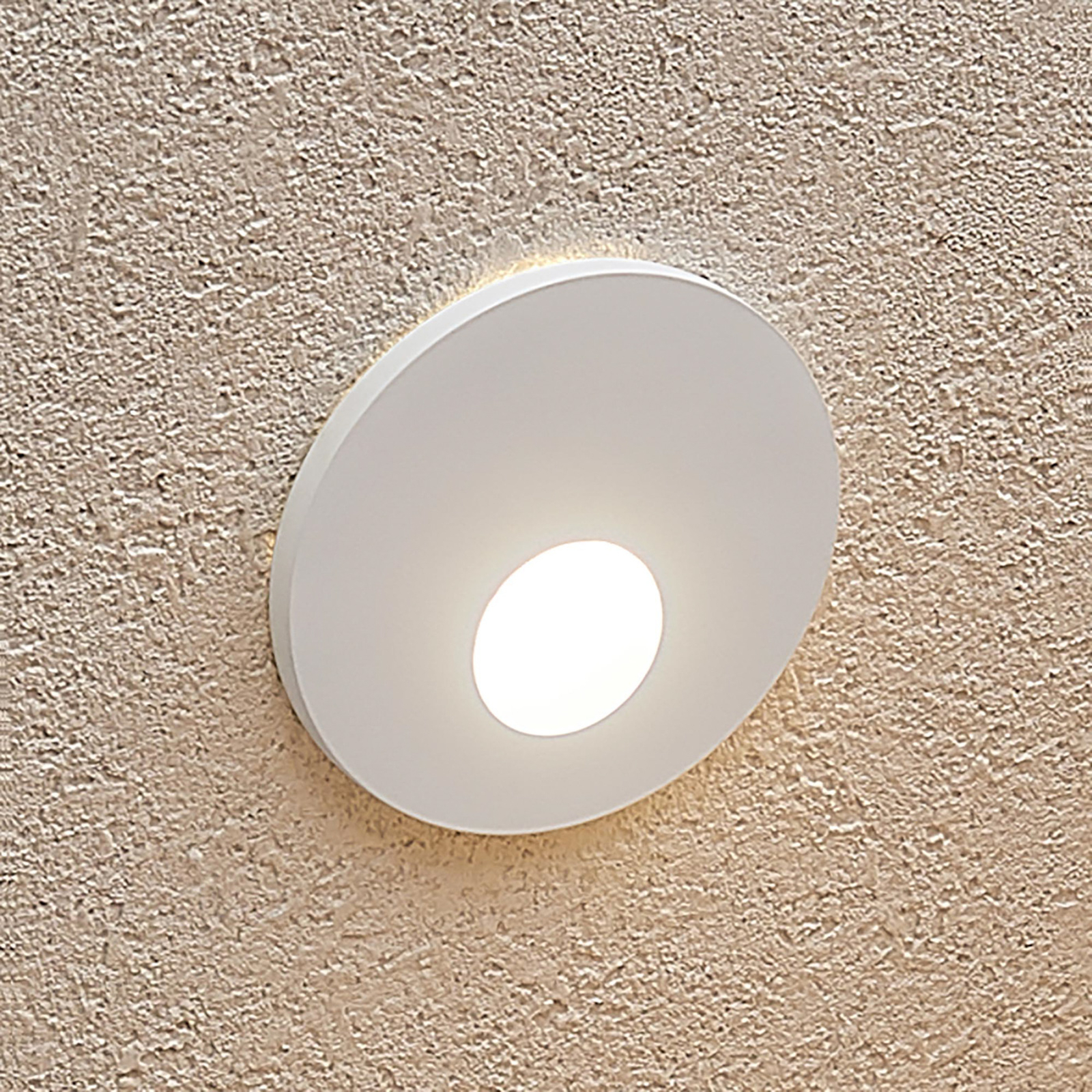 Arcchio Vexi -LED-uppovalaisin, pyöreä, valkoinen