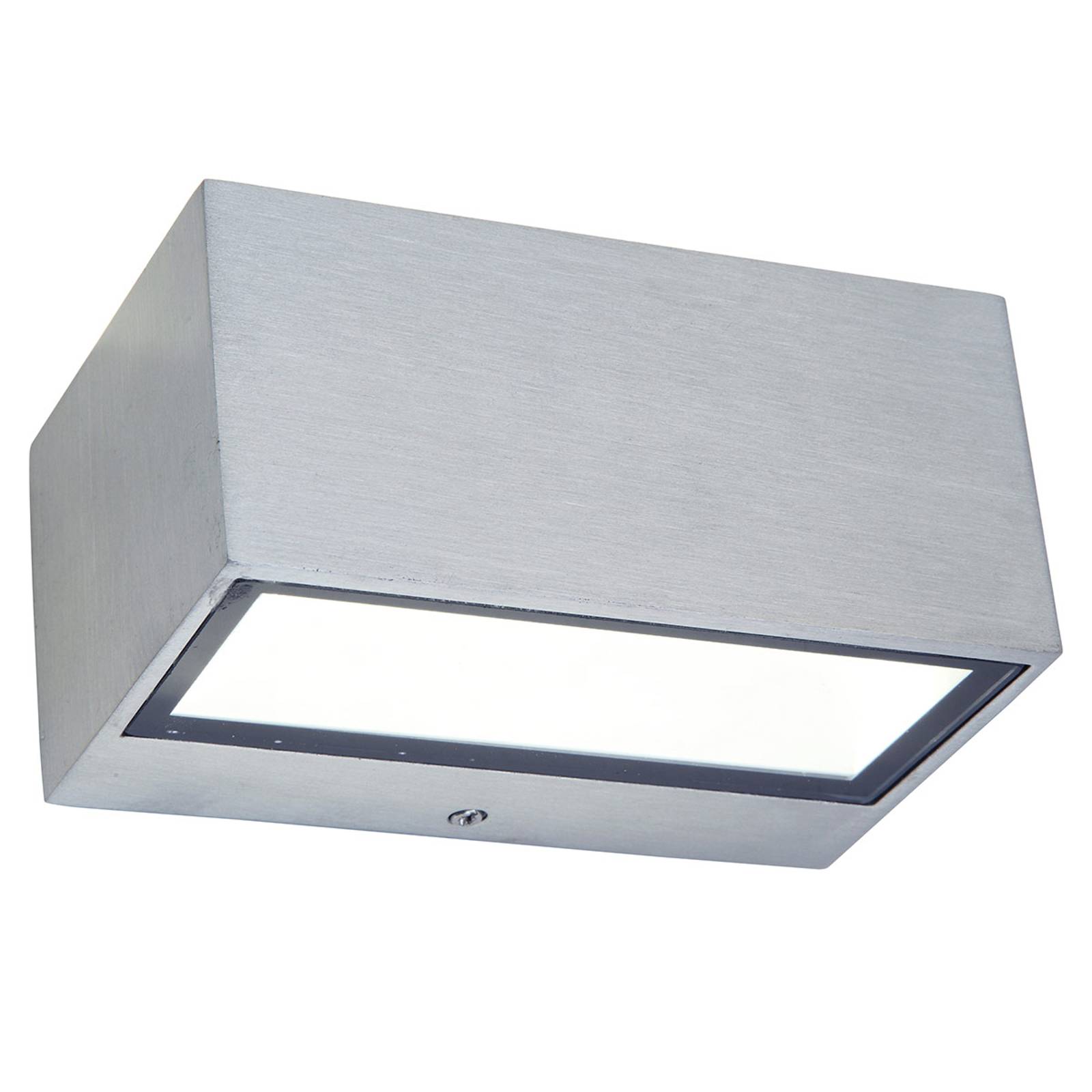 LED-ulkoseinälamppu Gemini 14 cm, teräs