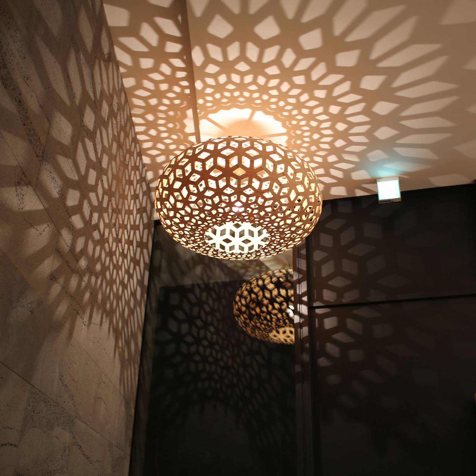 david trubridge Snowflake -riippuvalo Ø80cm natur
