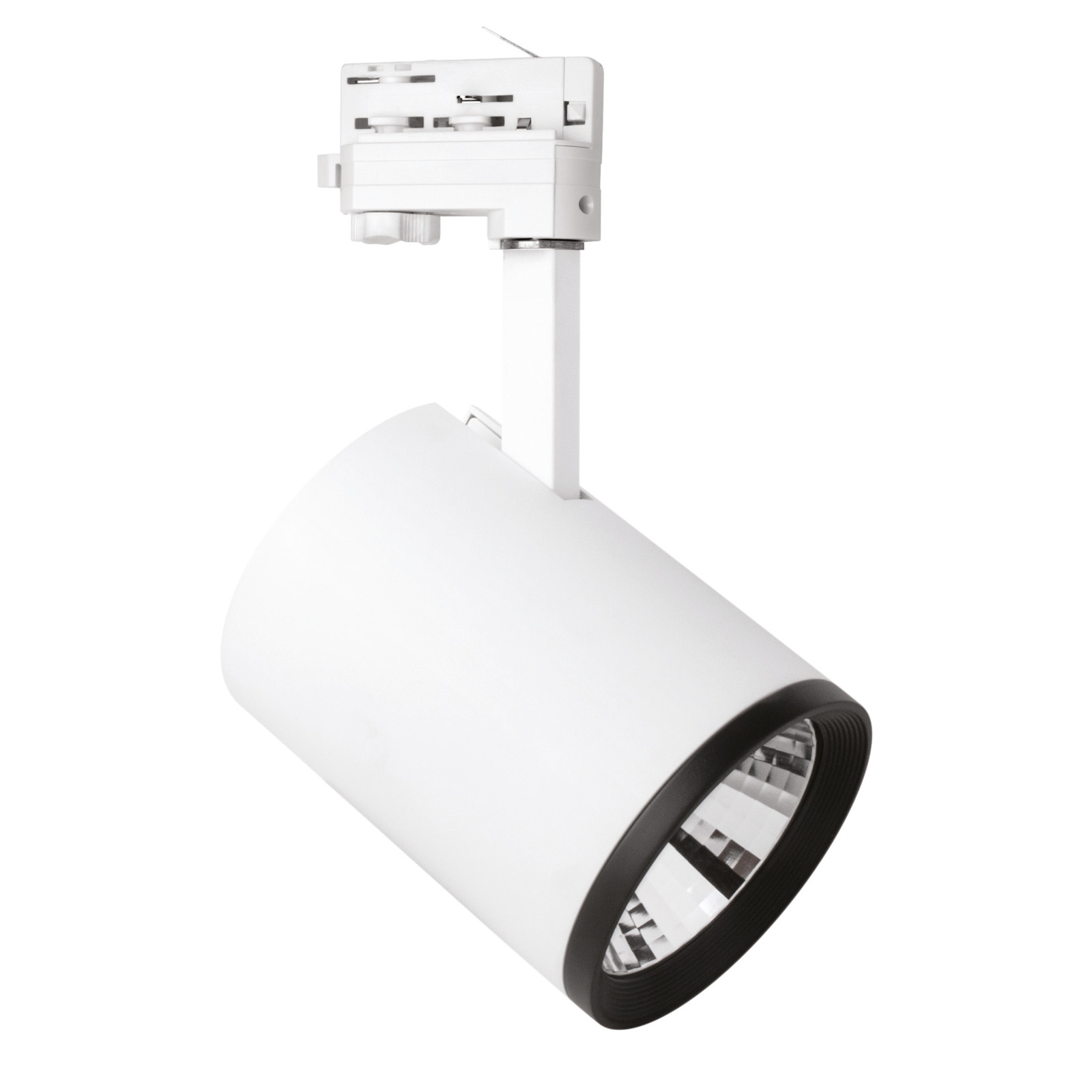 LED-spotti Marco 3-vaihekiskoon, valkoinen 4 000 K