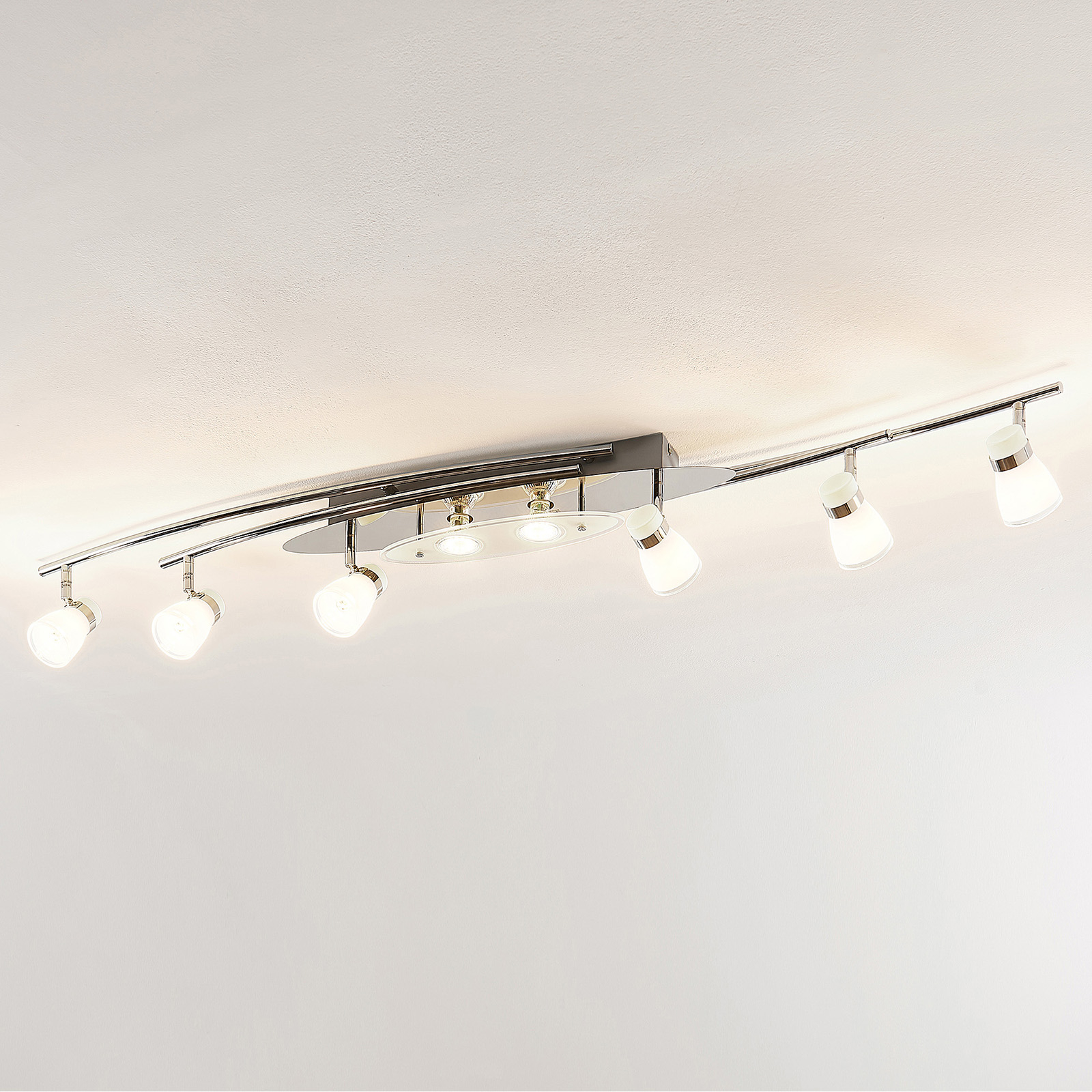 Lindby Danil LED -kattovalaisin, lasivarjostimet
