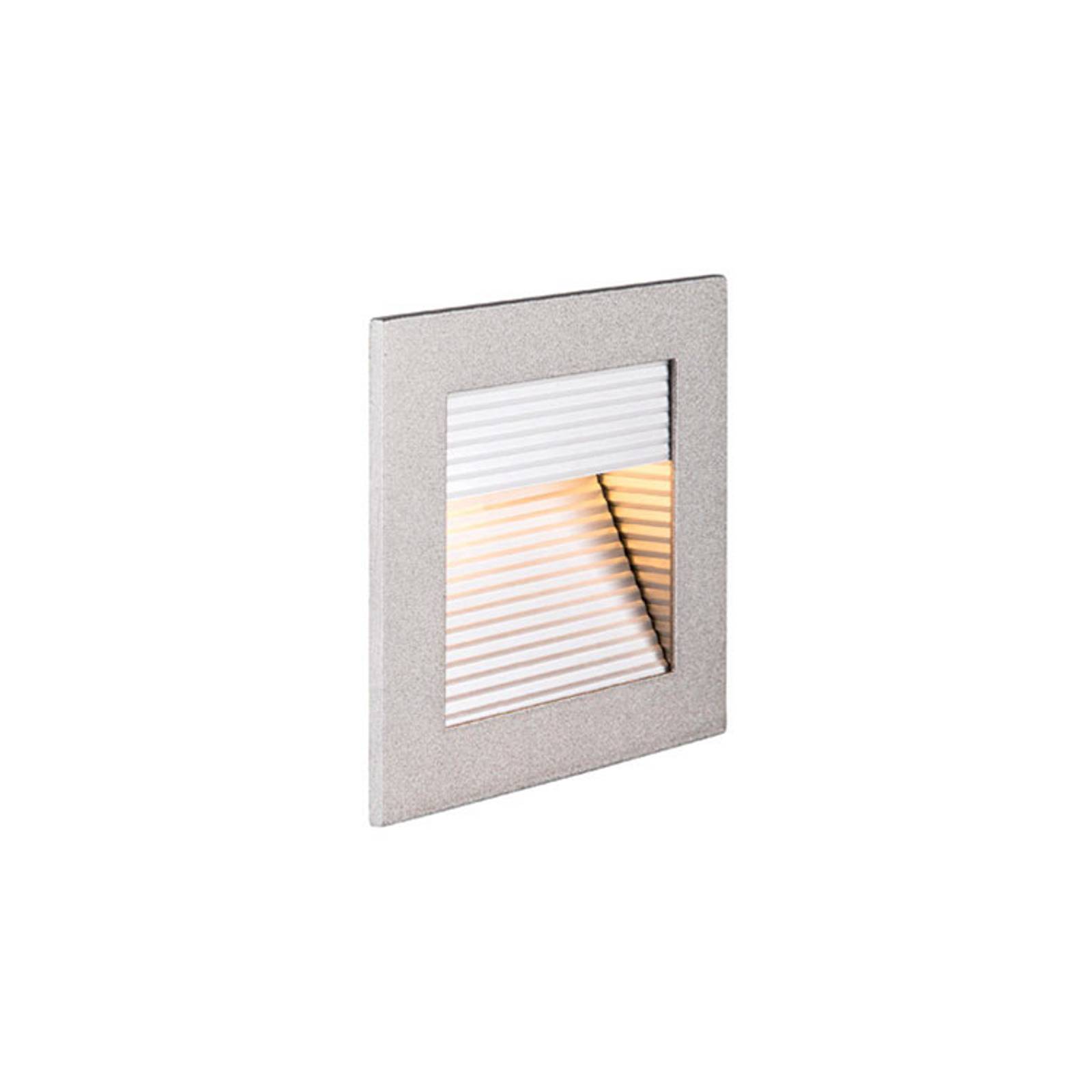 SLV Frame Curve -LED-uppovalaisin, hopea