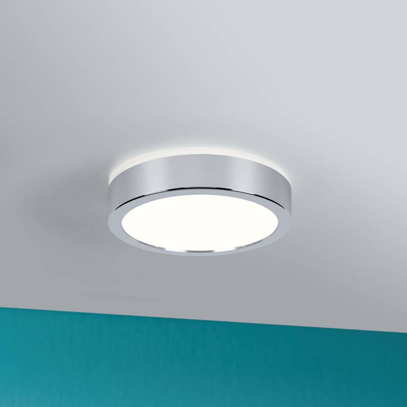 Paulmann Aviar -LED-kattovalo 22 cm kromi 4000K