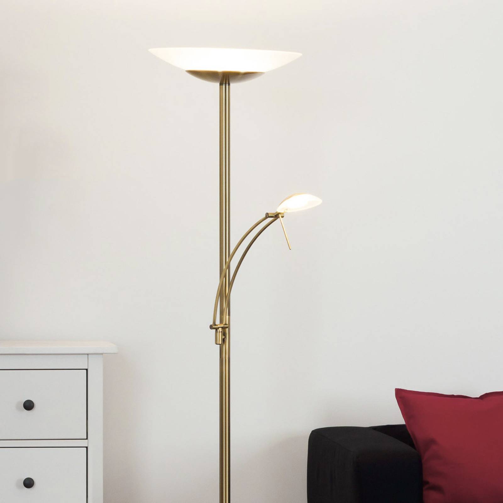Vanhamessinki LED-lattiavalaisin Ilinca, himm.