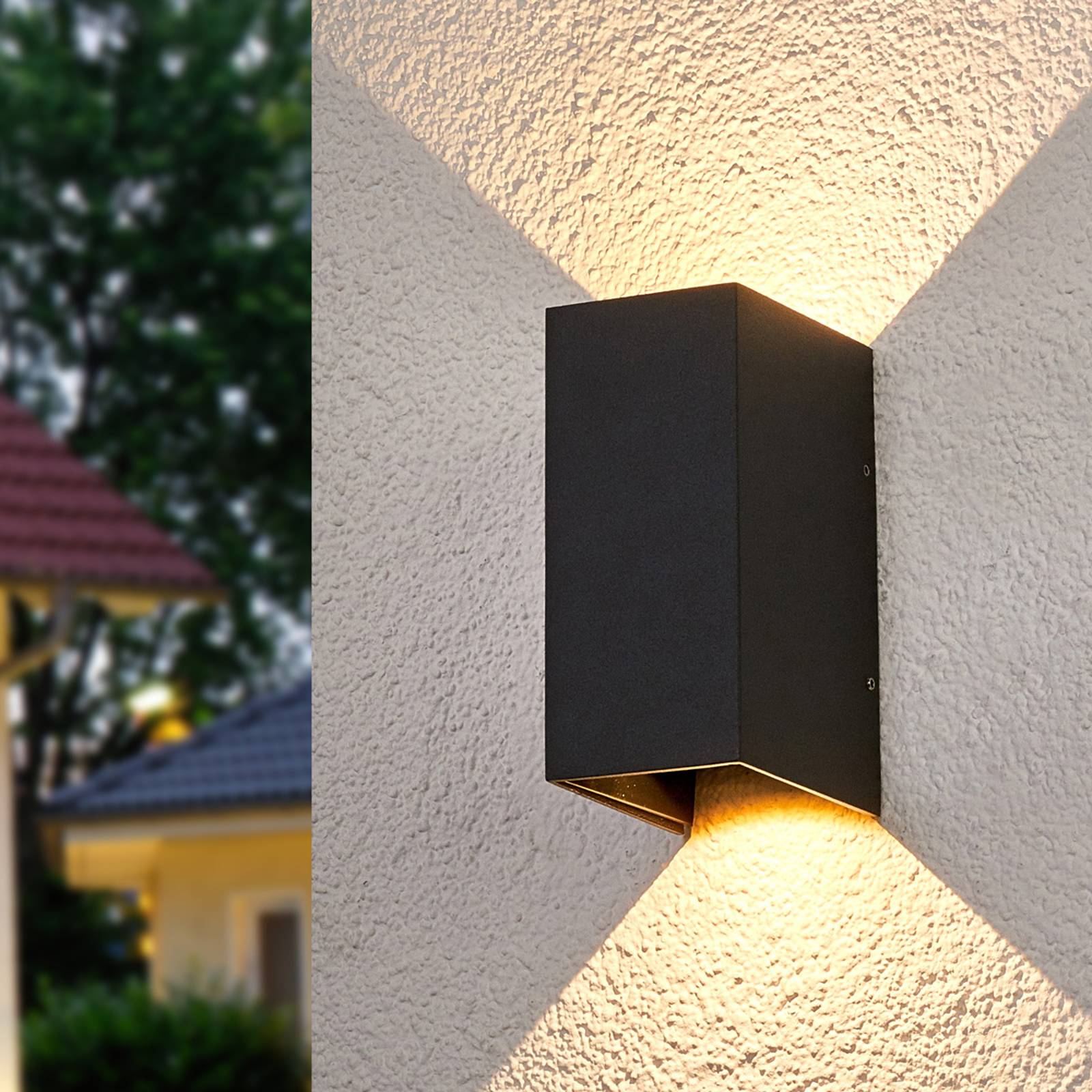 Kaksisuuntainen LED-seinävalaisin Kimian, ulos