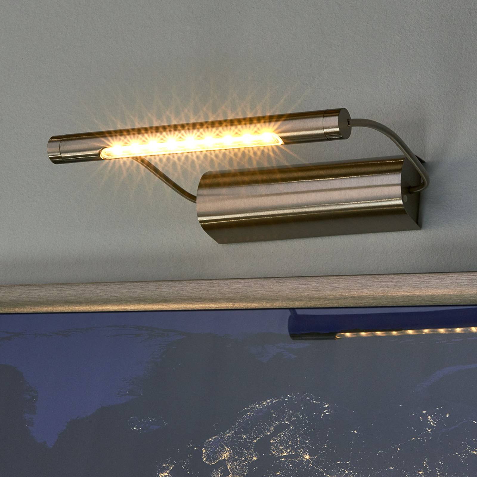 Paristokäyttöinen LED-tauluvalaisin Tommy