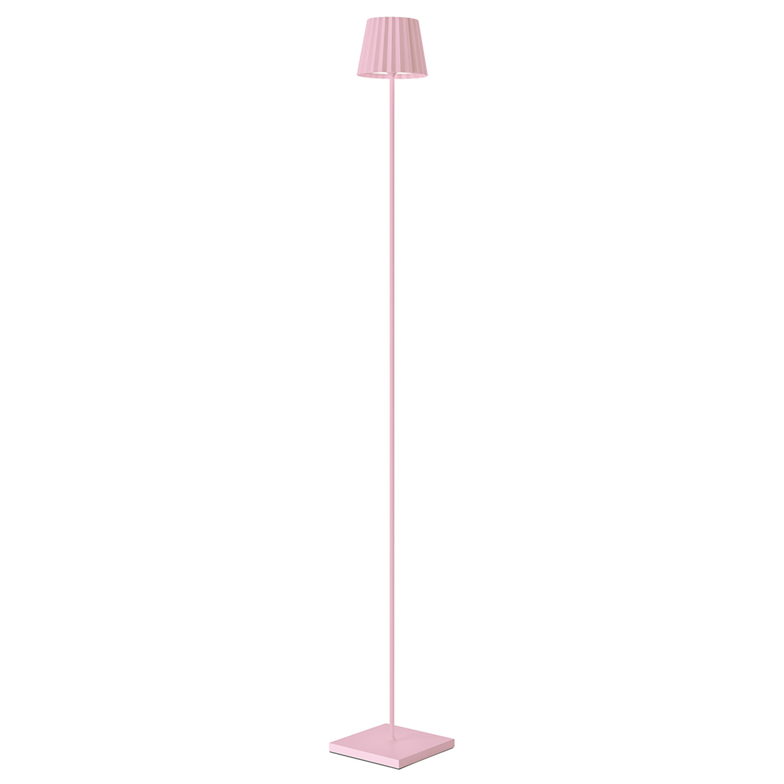 LED-lattiavalaisin Troll ulkokäyttöön, pinkki