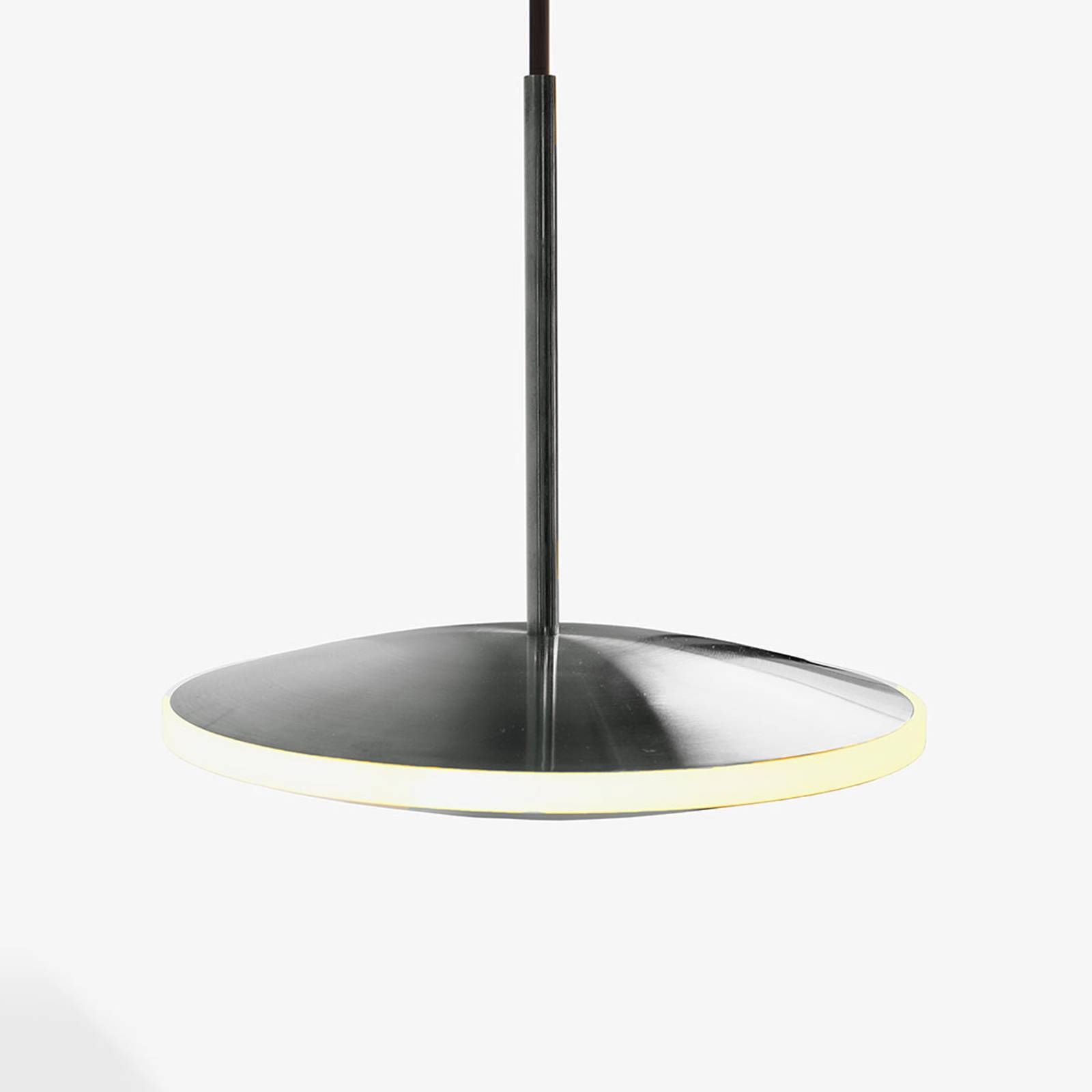 LED-riippuvalaisin Chrona Dish10h, teräs