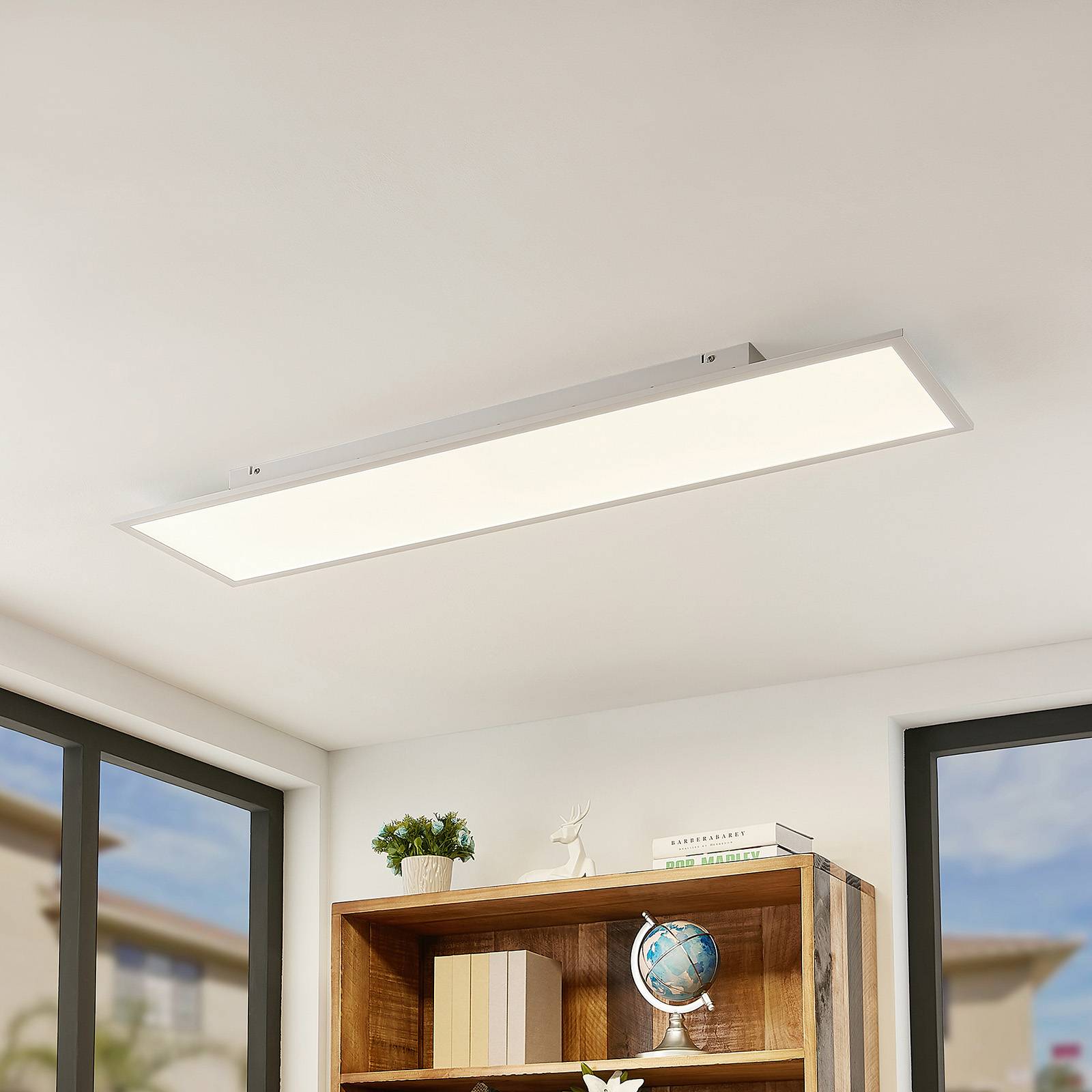Lindby Quais -LED-paneeli 4 000 K, 30 x 120 cm