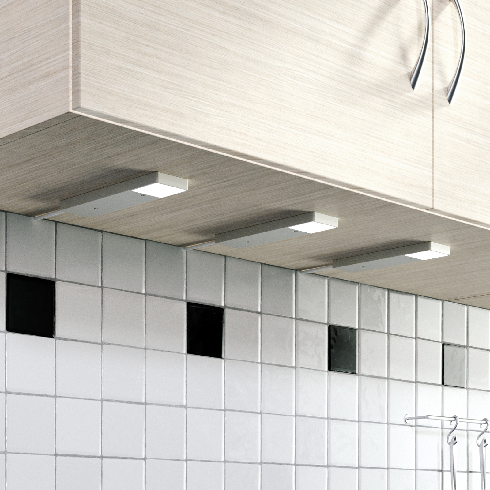 LED-kaapinalusvalaisin Amaryll, 3 kpl/sarja