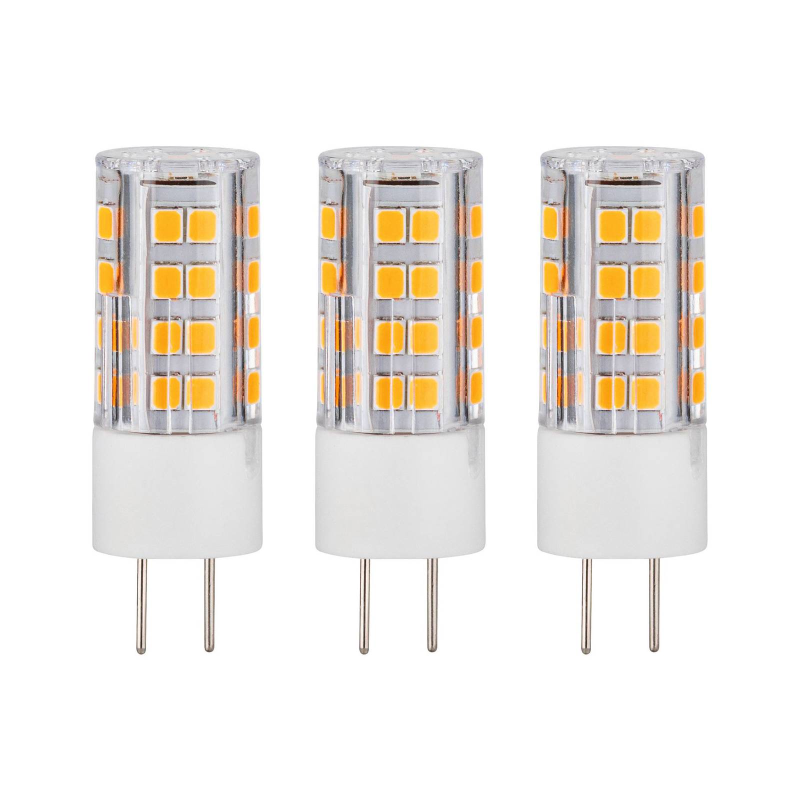 Paulmann 2-kantainen LED-lamppu GY6,35 3,5W, 3 kpl