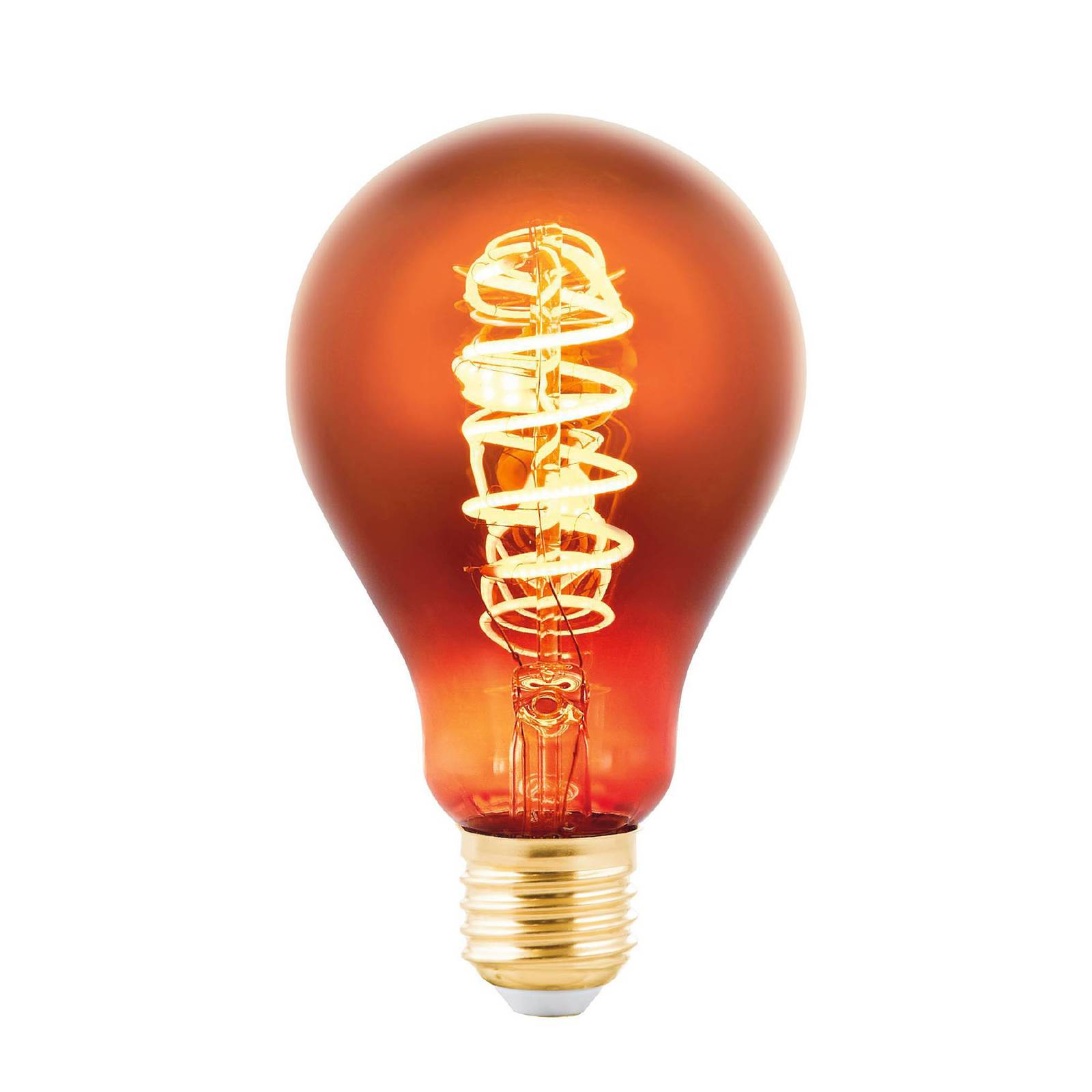 LED-lamppu E27 4W, hehkulamppu: huurrettu kupari