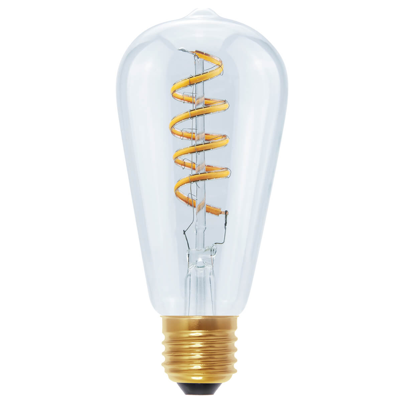 E27 6W 922 LED-Rustika Curved Line, kirkas