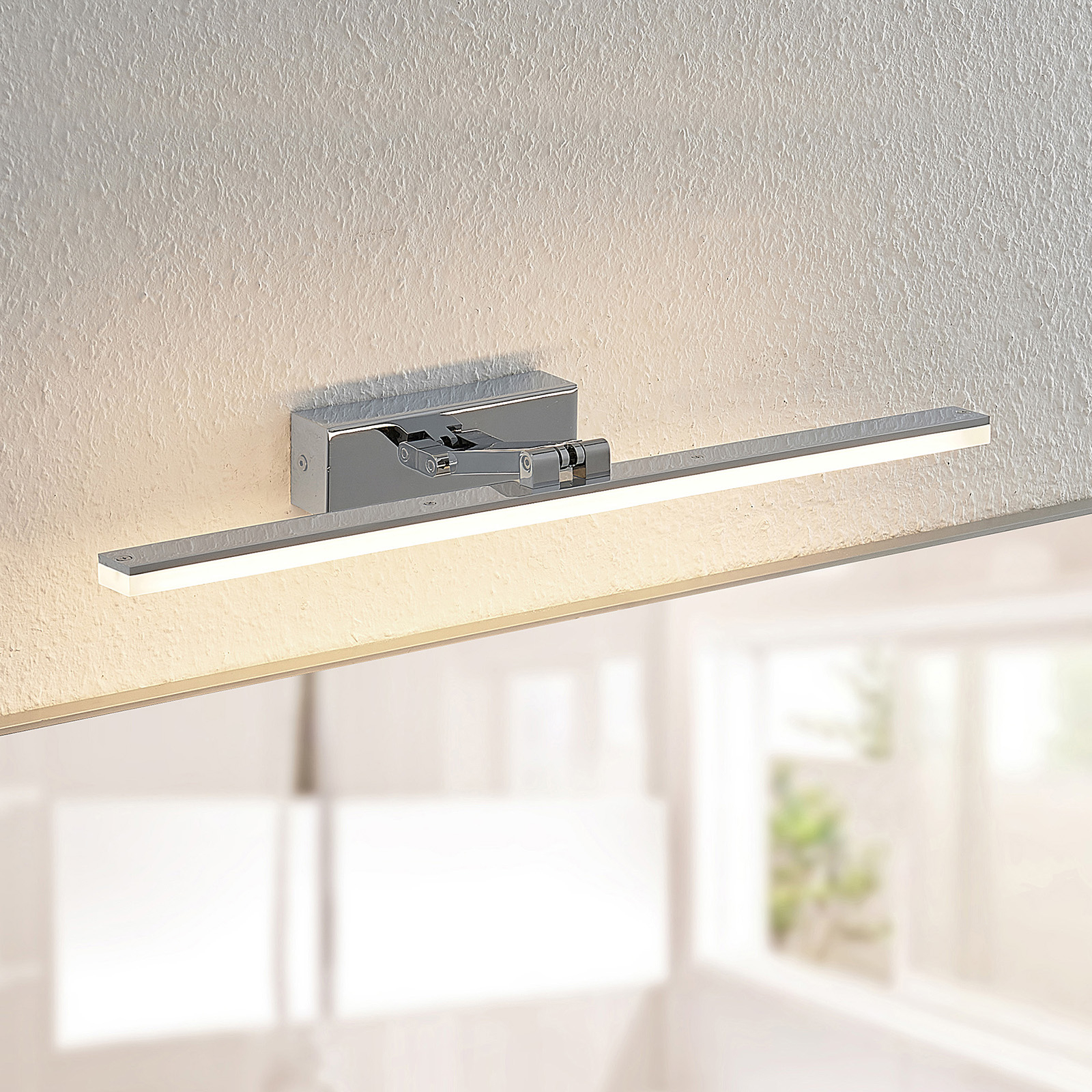 Arcchio Soey -LED-peililamppu, IP44, 53 cm