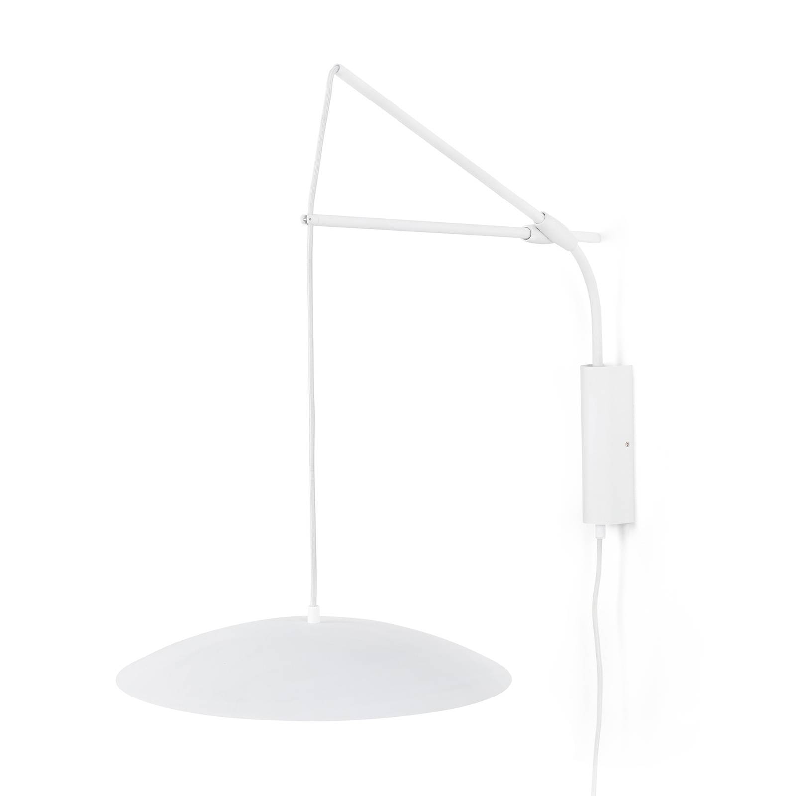 LED-seinävalaisin Slim pistokkeella, valkoinen