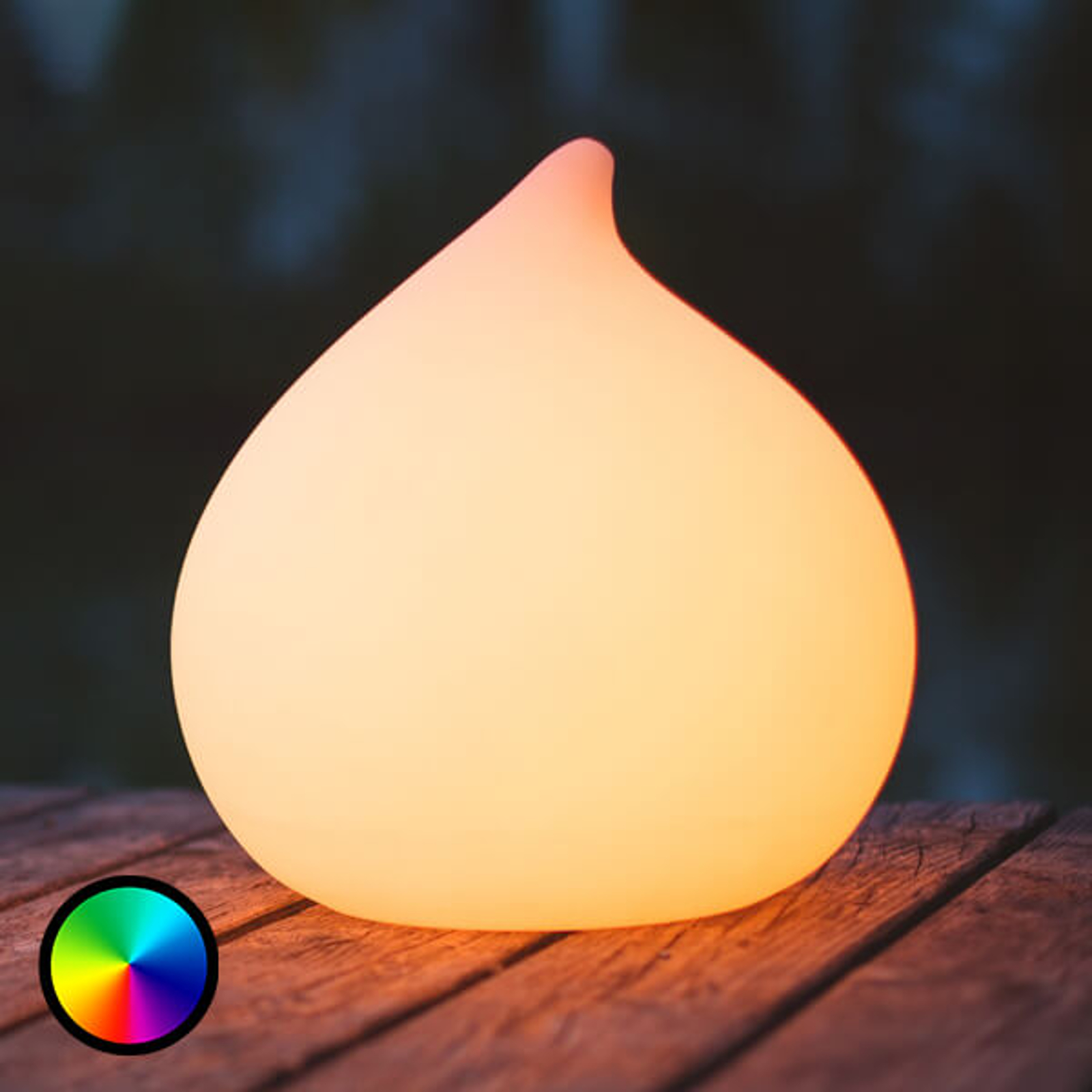 Dew -LED-valaisin, ohjattava ja kelluva