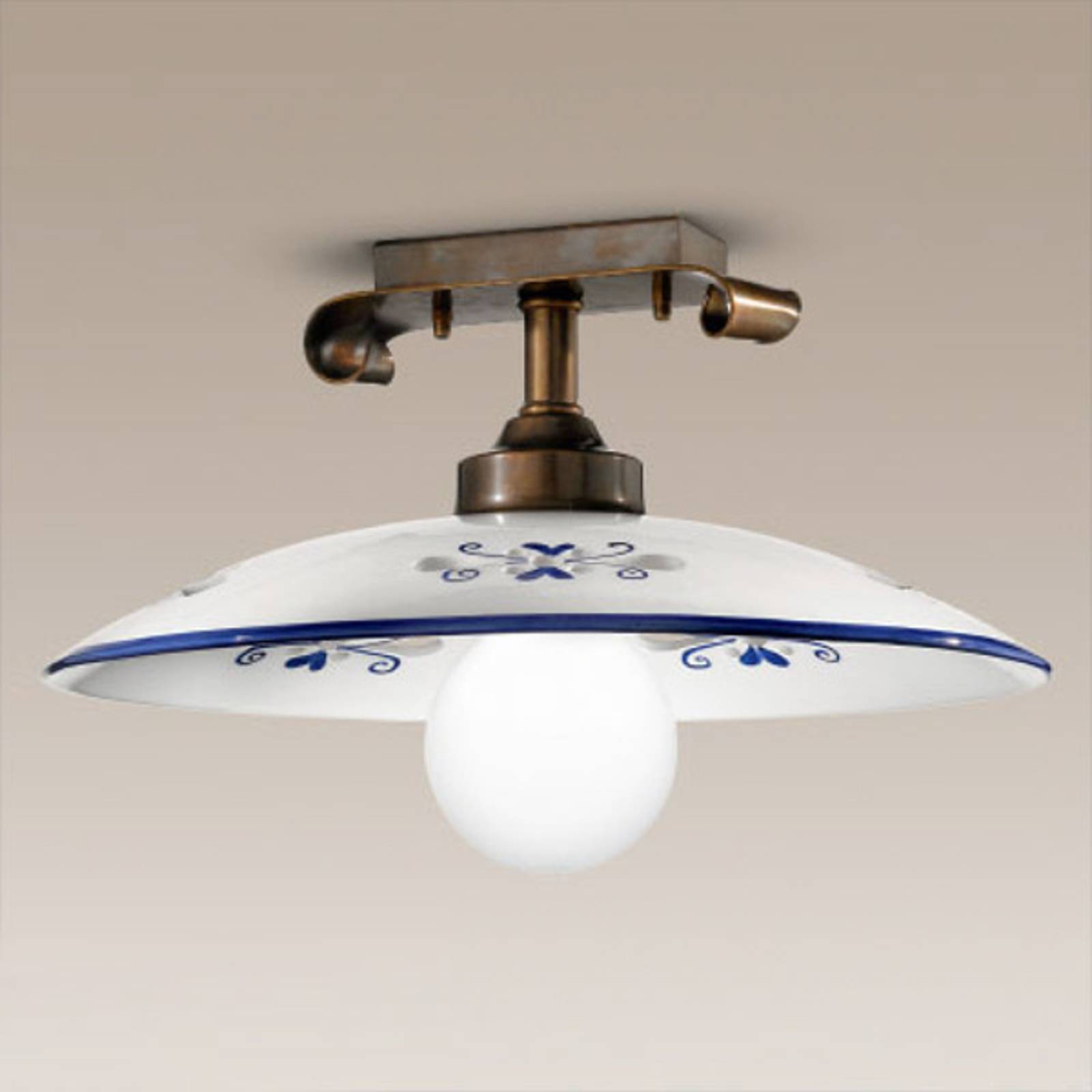 Kaunis kattovalaisin Bassano, sininen