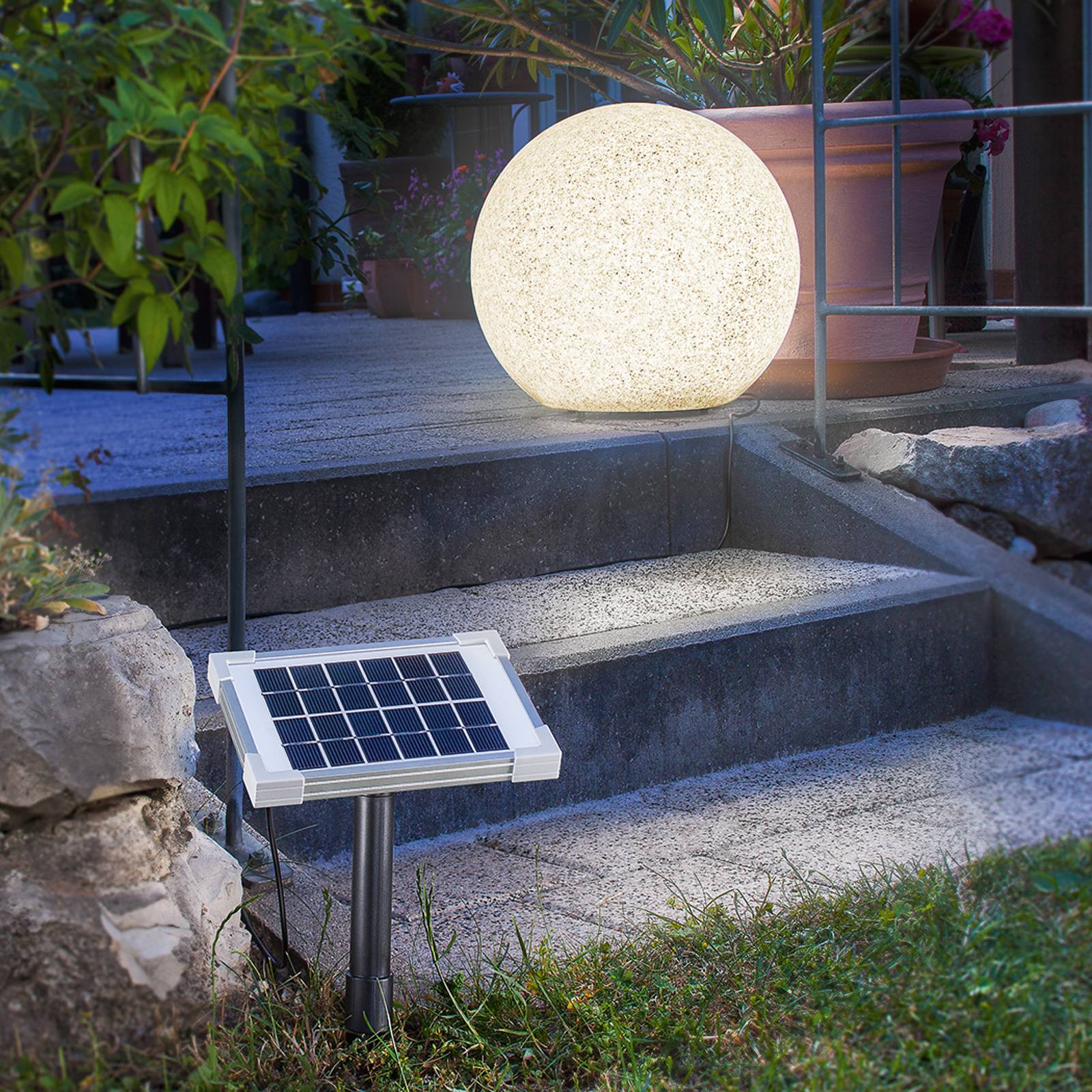 Mega Stone 40 - LED-pallovalaisin aurinkokennolla