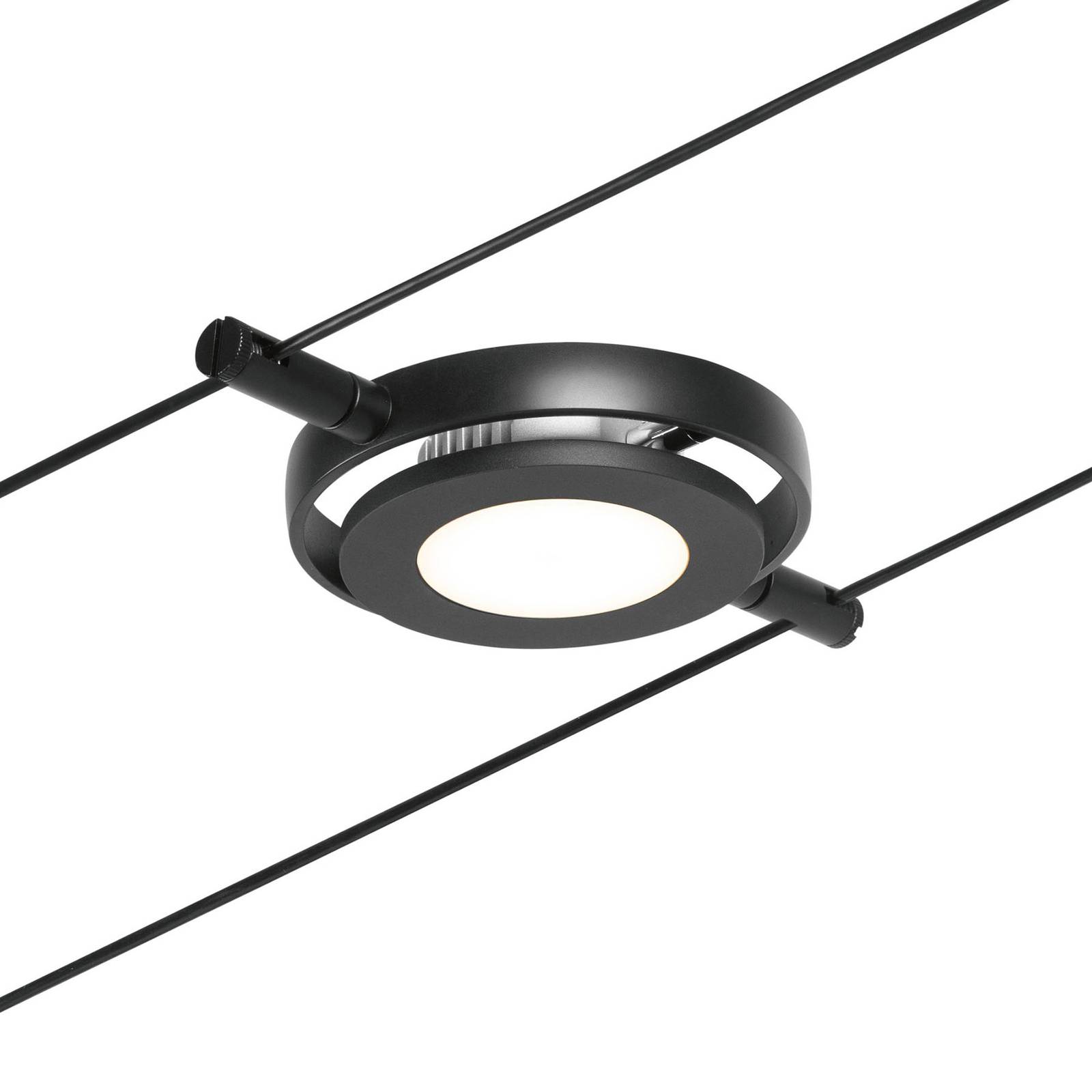 Paulmann Wire RoundMac 5-lamppuinen musta