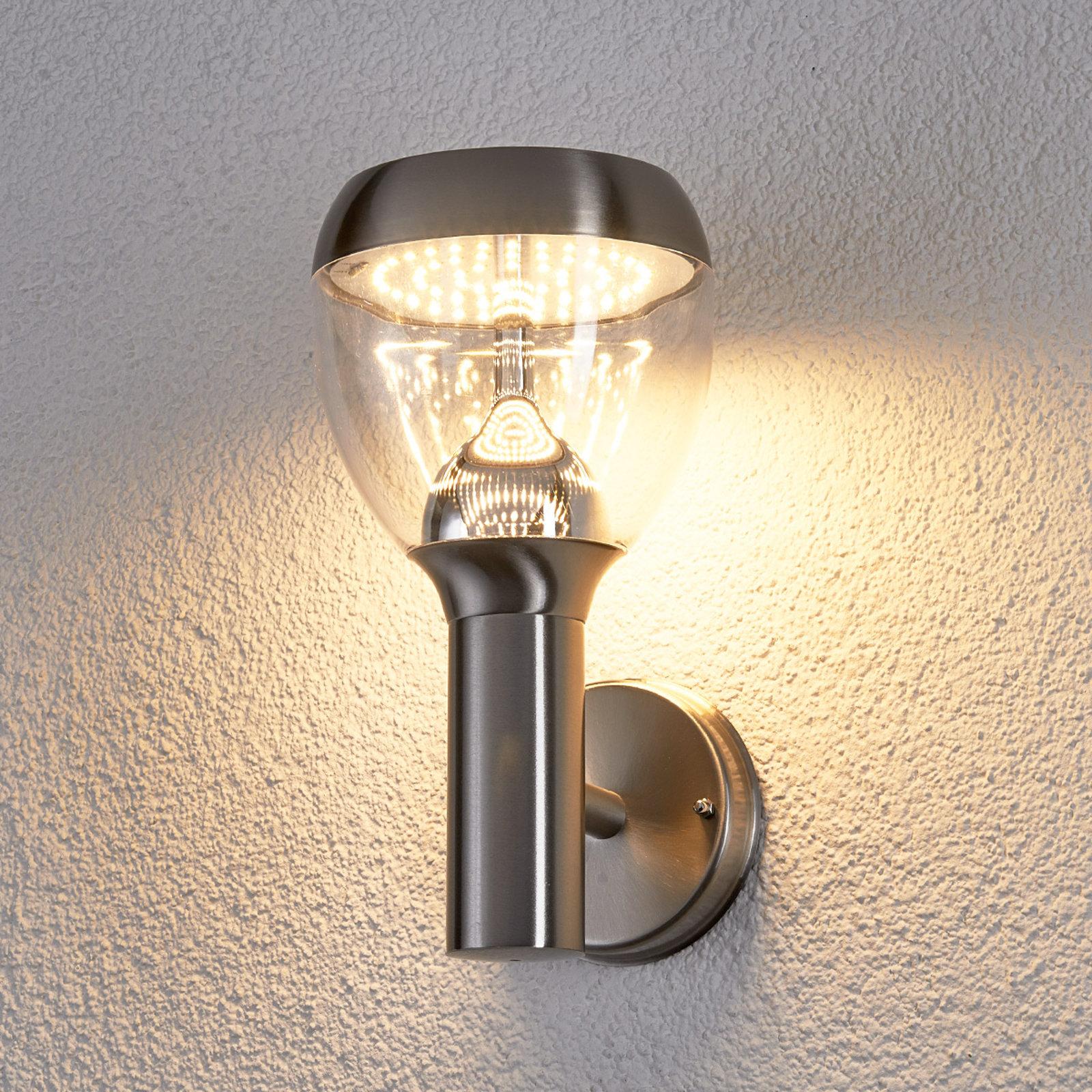 LED-ulkoseinävalaisin Etta ruostum. teräksestä