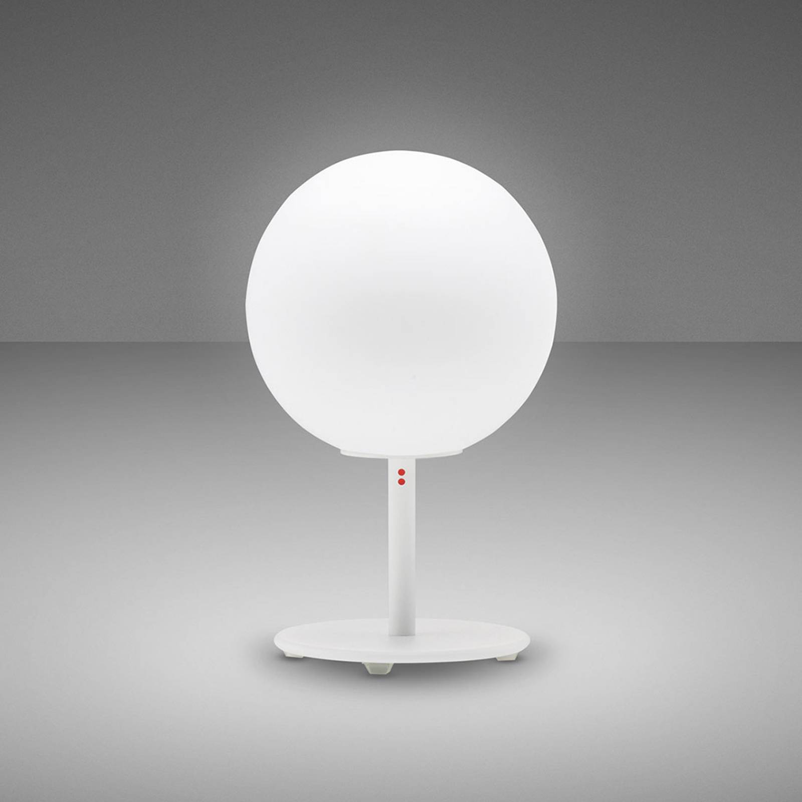 Fabbian Lumi Sfera -pöytävalaisin, pysty, Ø 14 cm