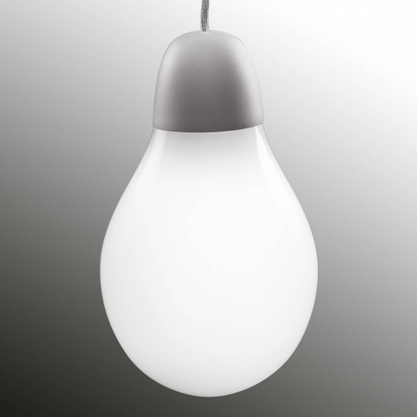 LED-riippuvalaisin Plum Bohemia-lasivarjostimella