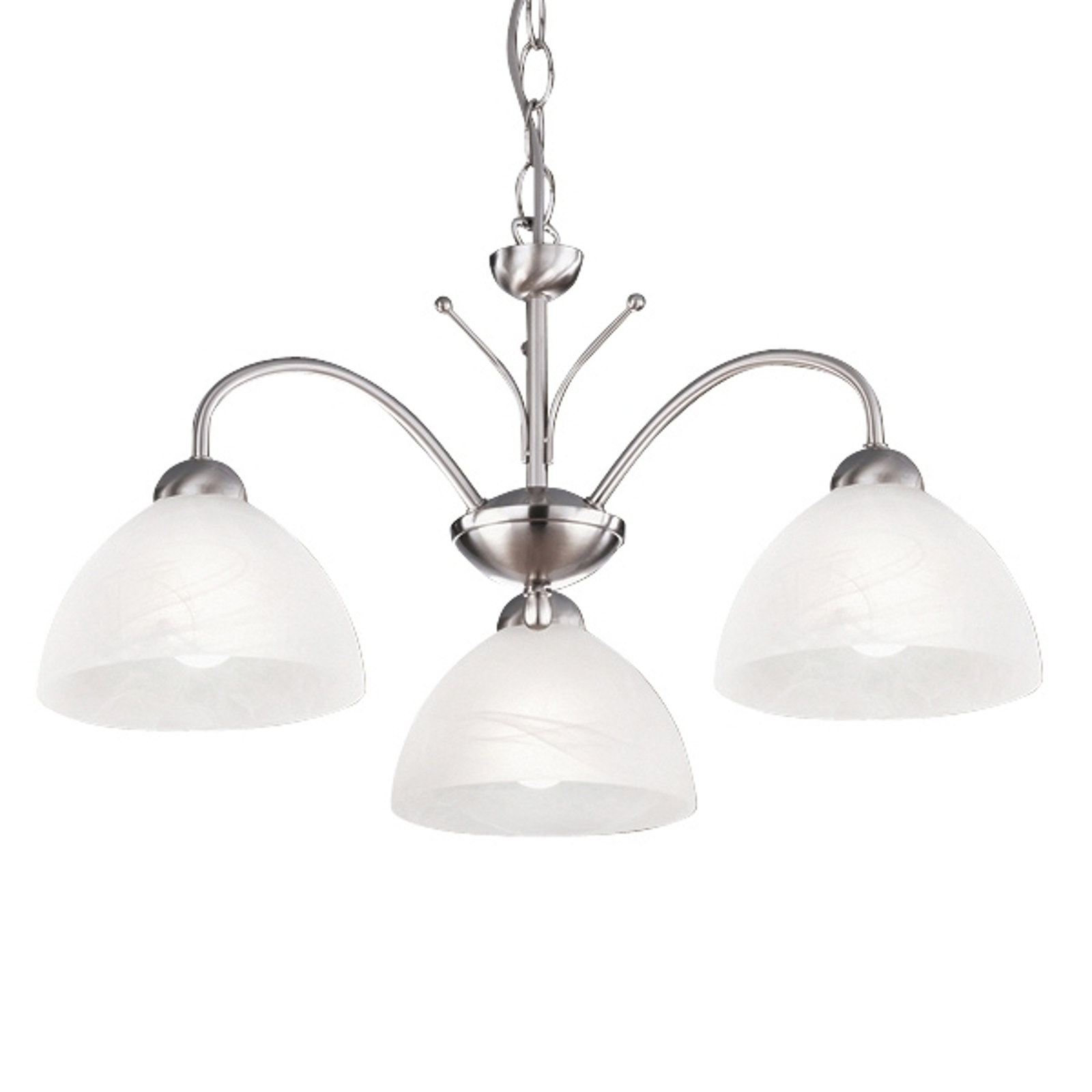 3-lamp.kaunismuotoinen MILANESE-riippuvalaisin