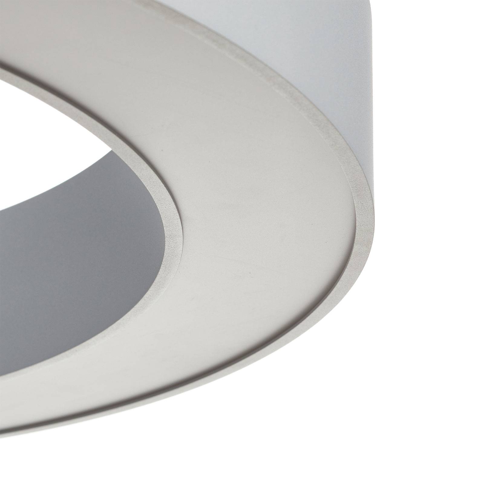 Arcchio Pietro -LED-riippuvalaisin hopea 70cm 45W