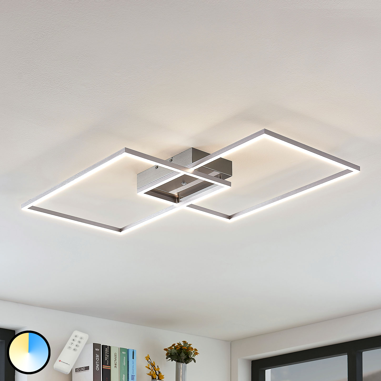 LED-kattovalaisin Quadra, himmennettävä