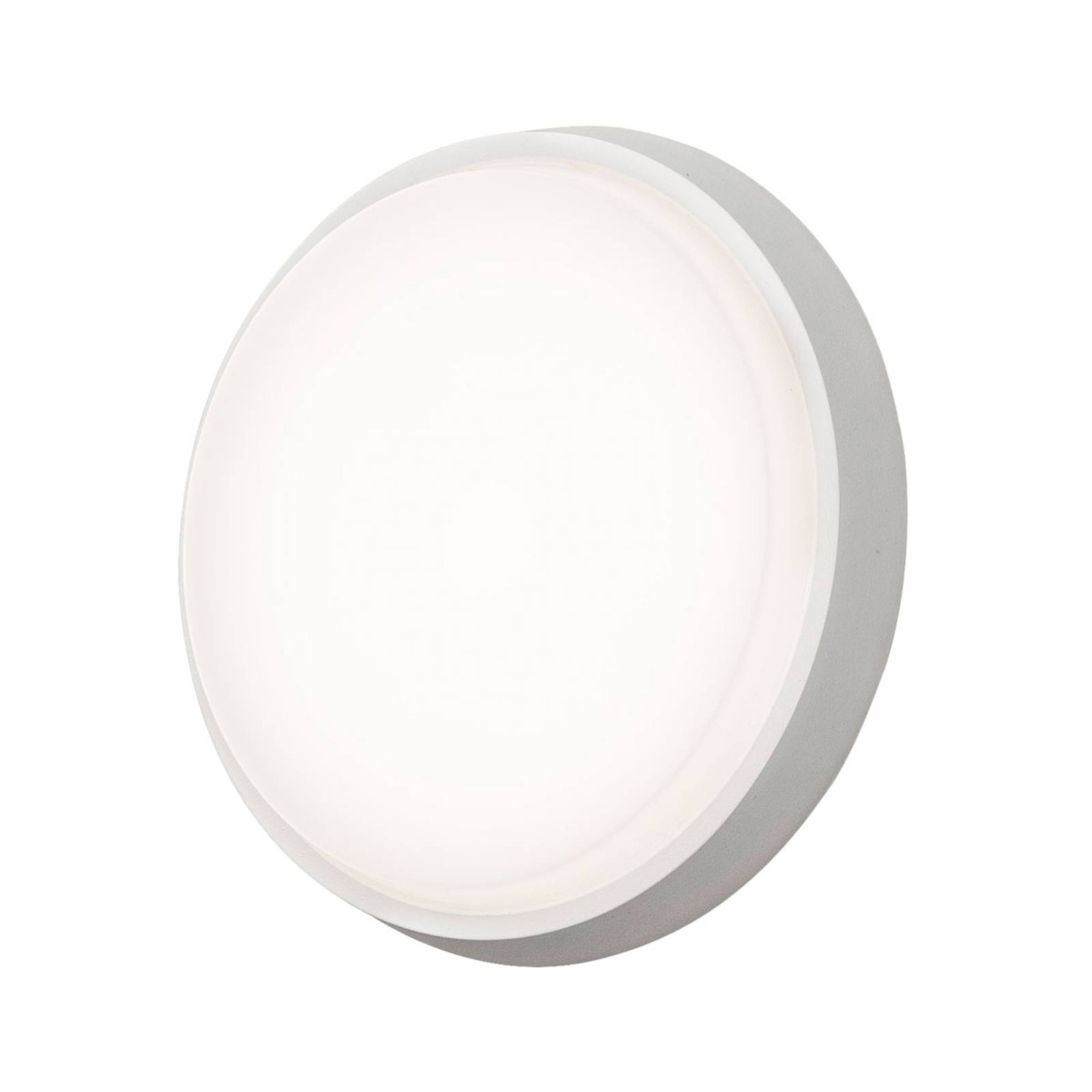 LED-ulkoseinälamppu Cesena, pyöreä